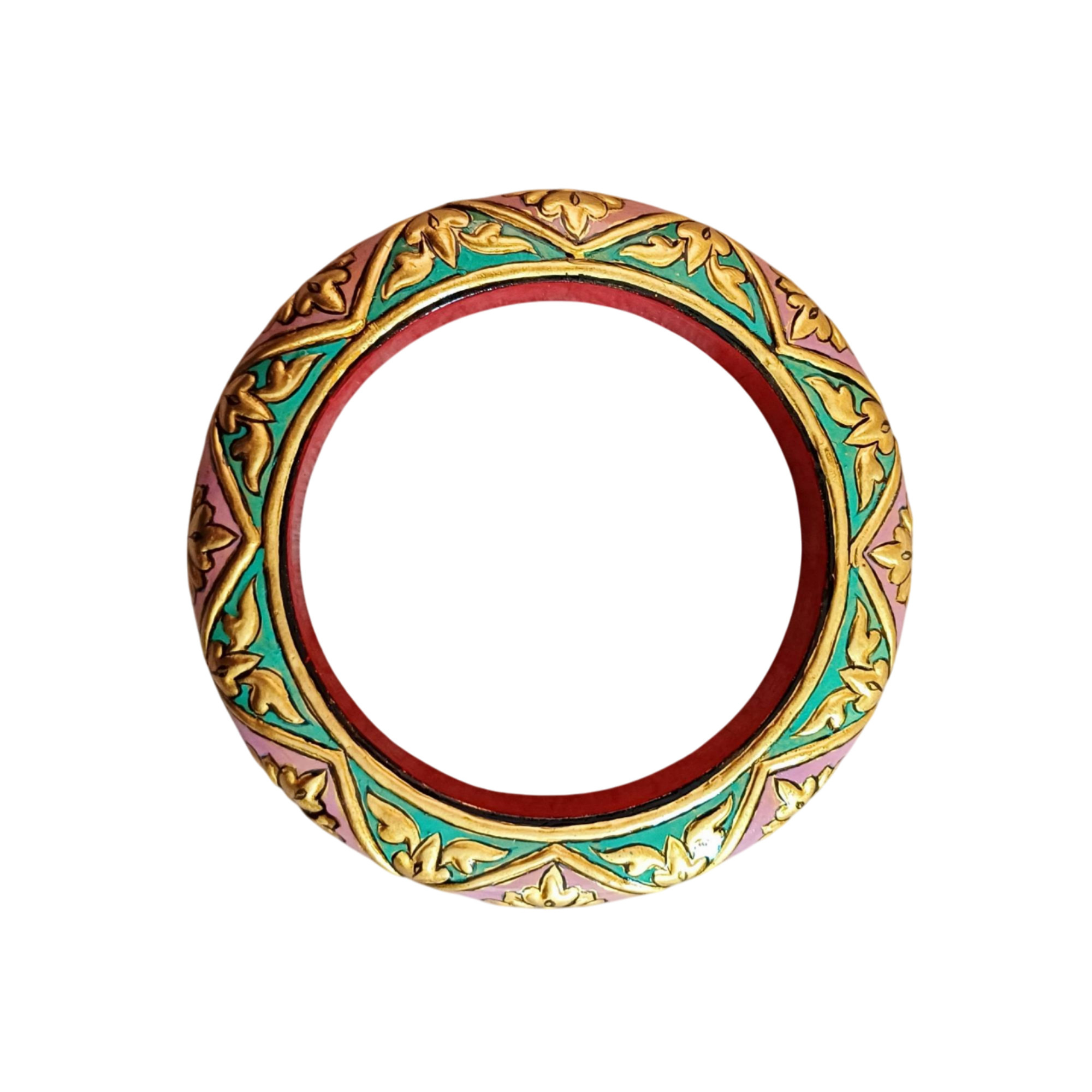 URAVI Gold Work Bracelet Bangles - UAJ20