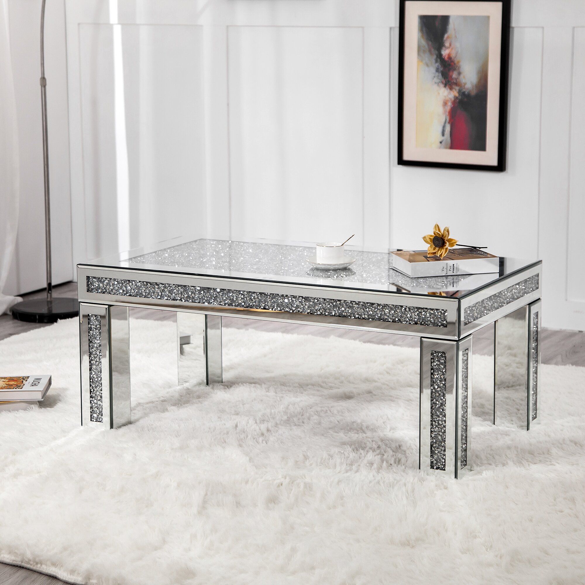 ALTMAN Mirrored Coffee Table