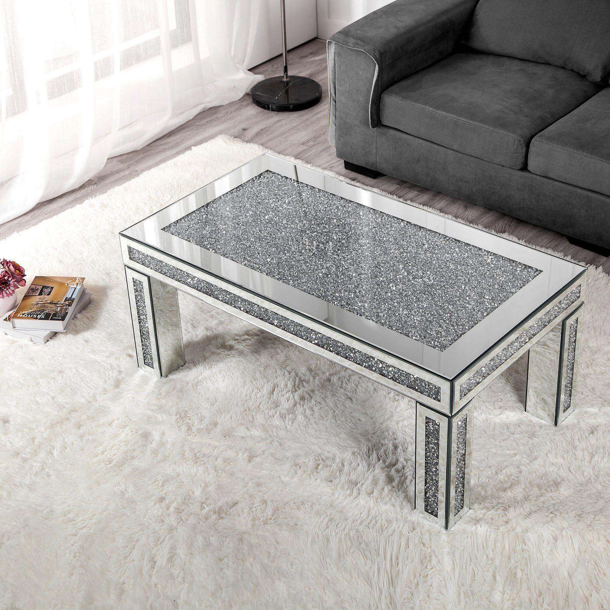 ALTMAN Mirrored Coffee Table
