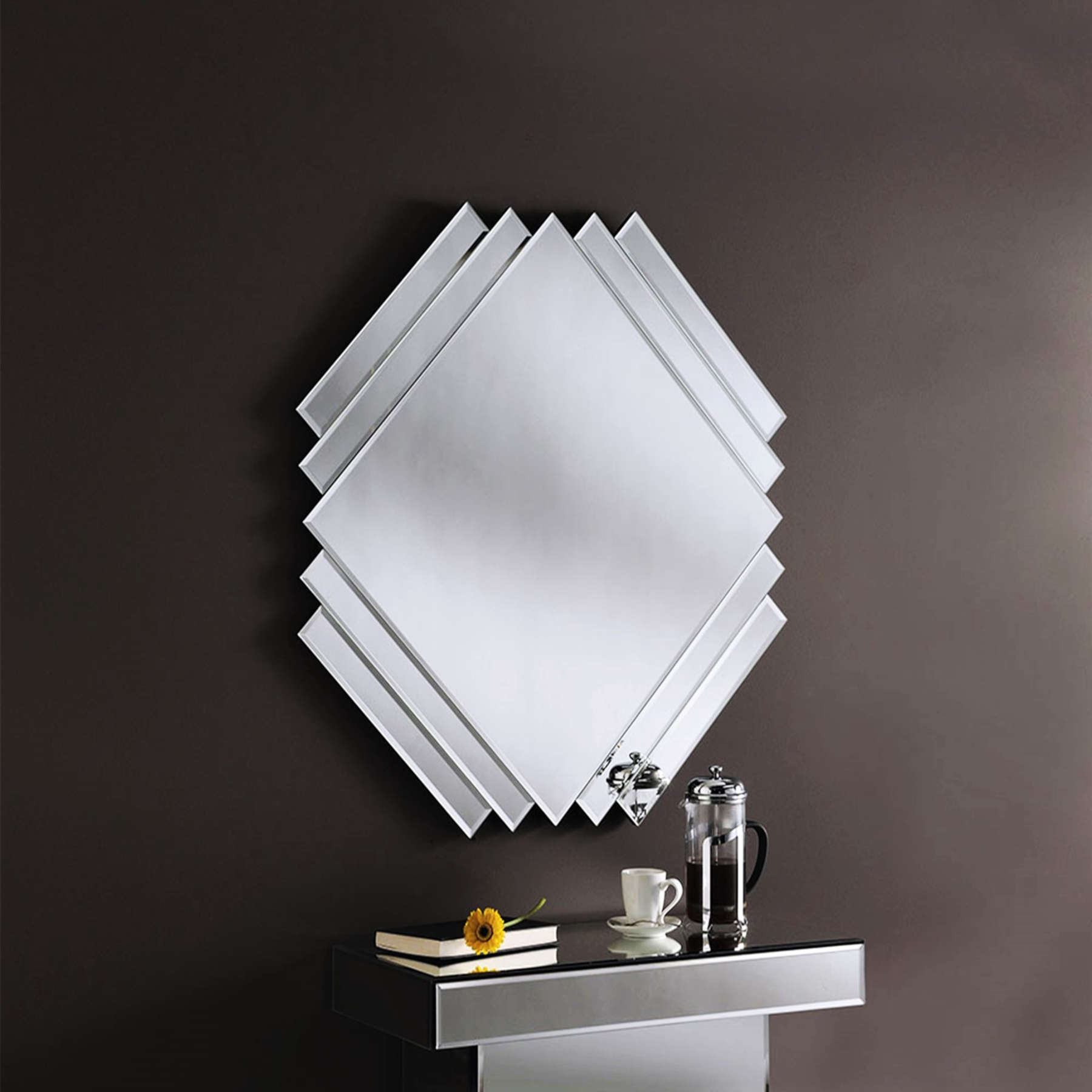 ARDENA Triple Beveled Accent Mirror