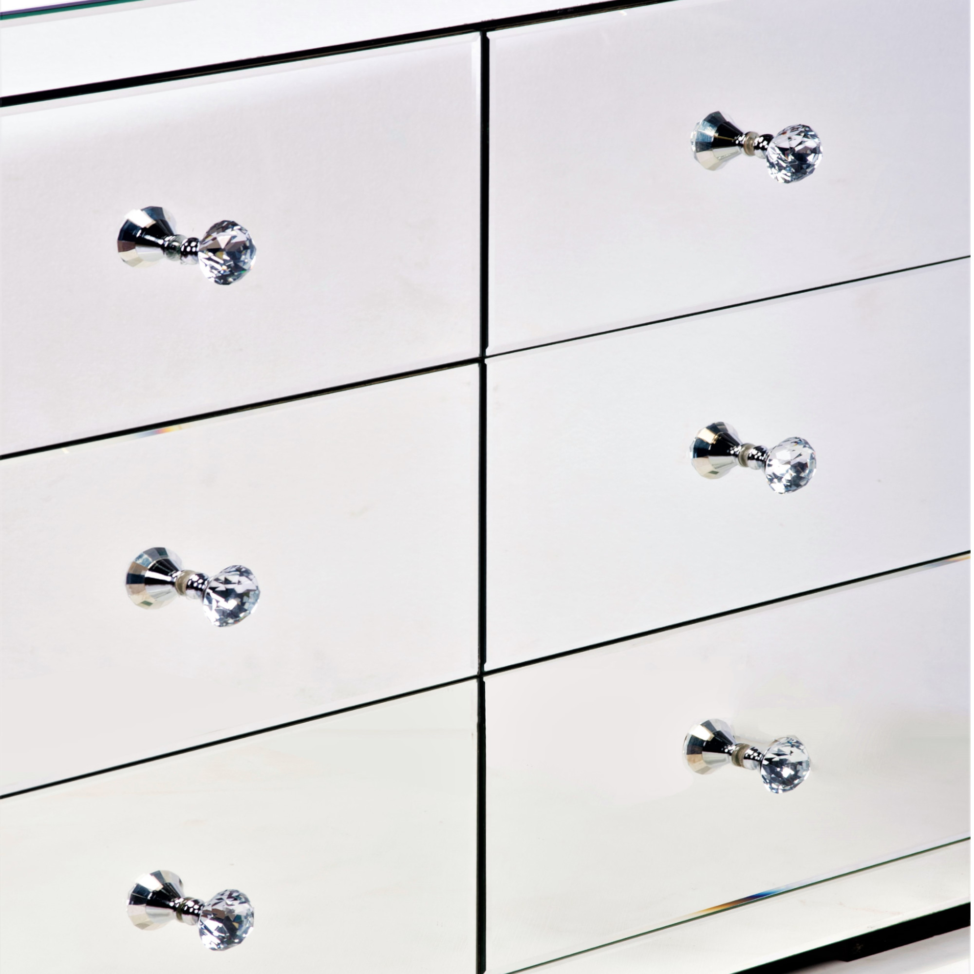 ELAN Mirrored Sideboard Cabinet Highboy