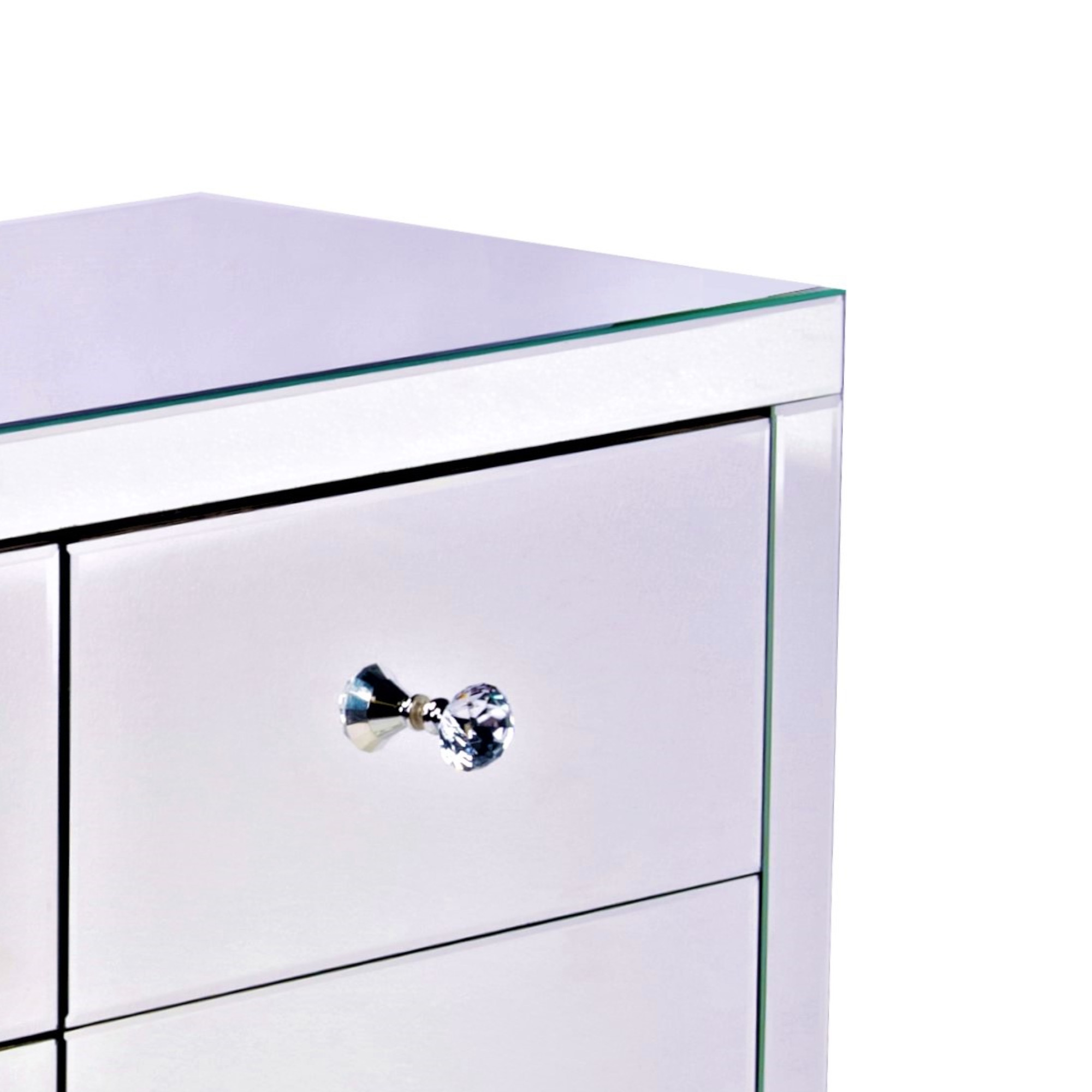 ELAN Mirrored Sideboard Cabinet Highboy