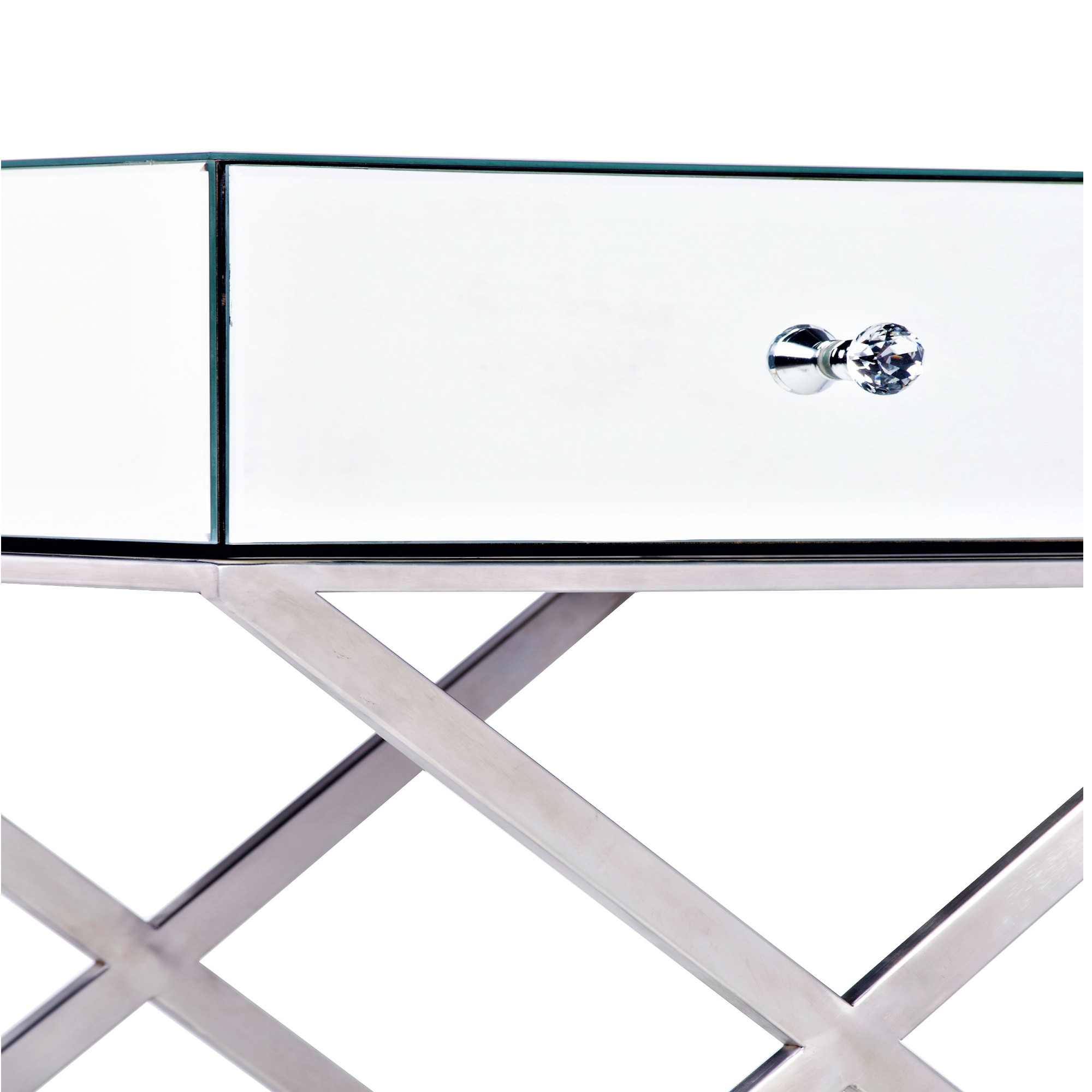 ELAN Mirrored Bedside End Table