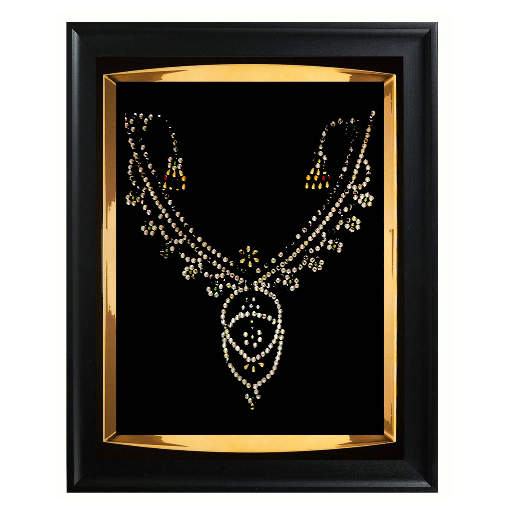 Ethnic Jewelry Painting Handcrafted Wall Art