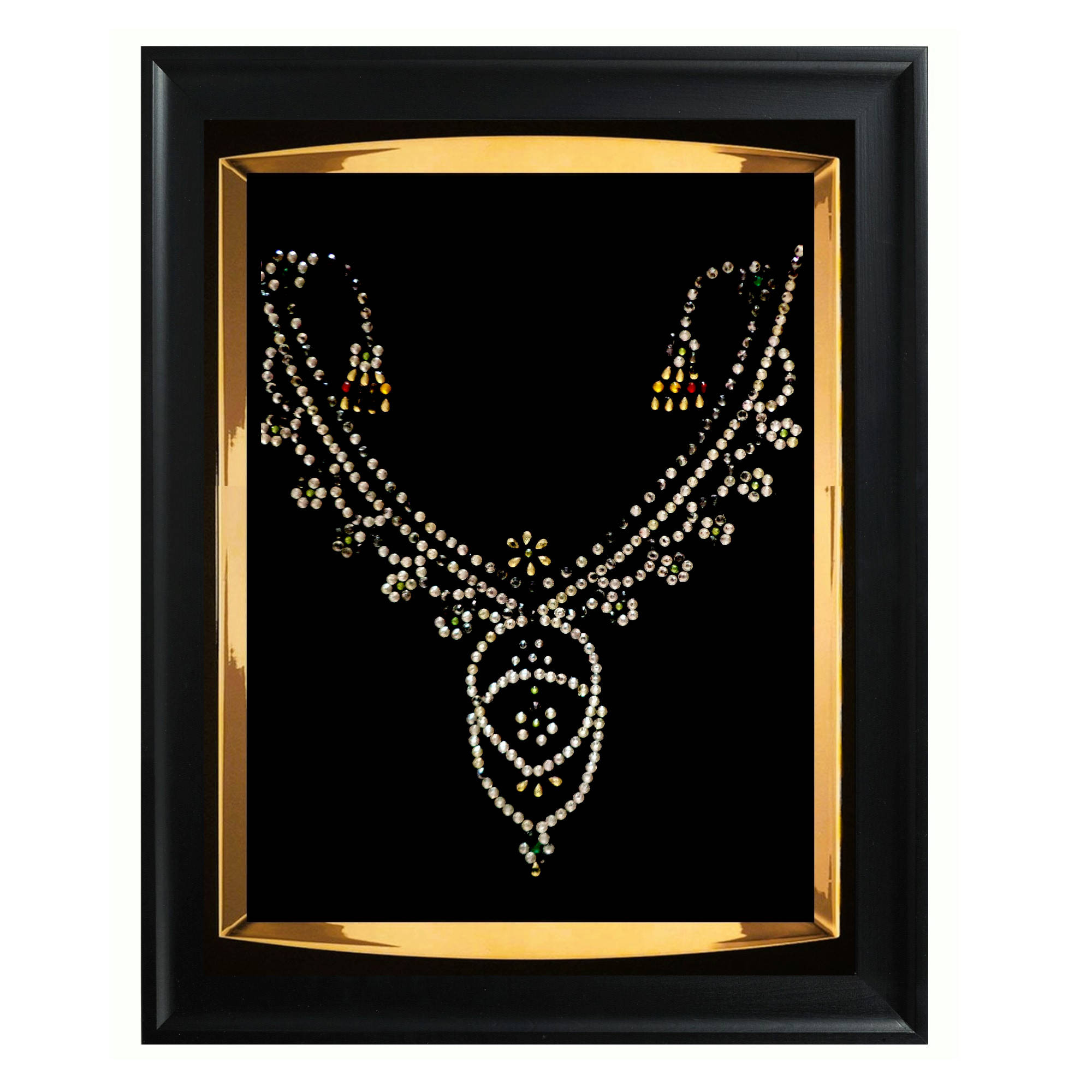 Ethnic Jewelry Painting Handcrafted Wall Art