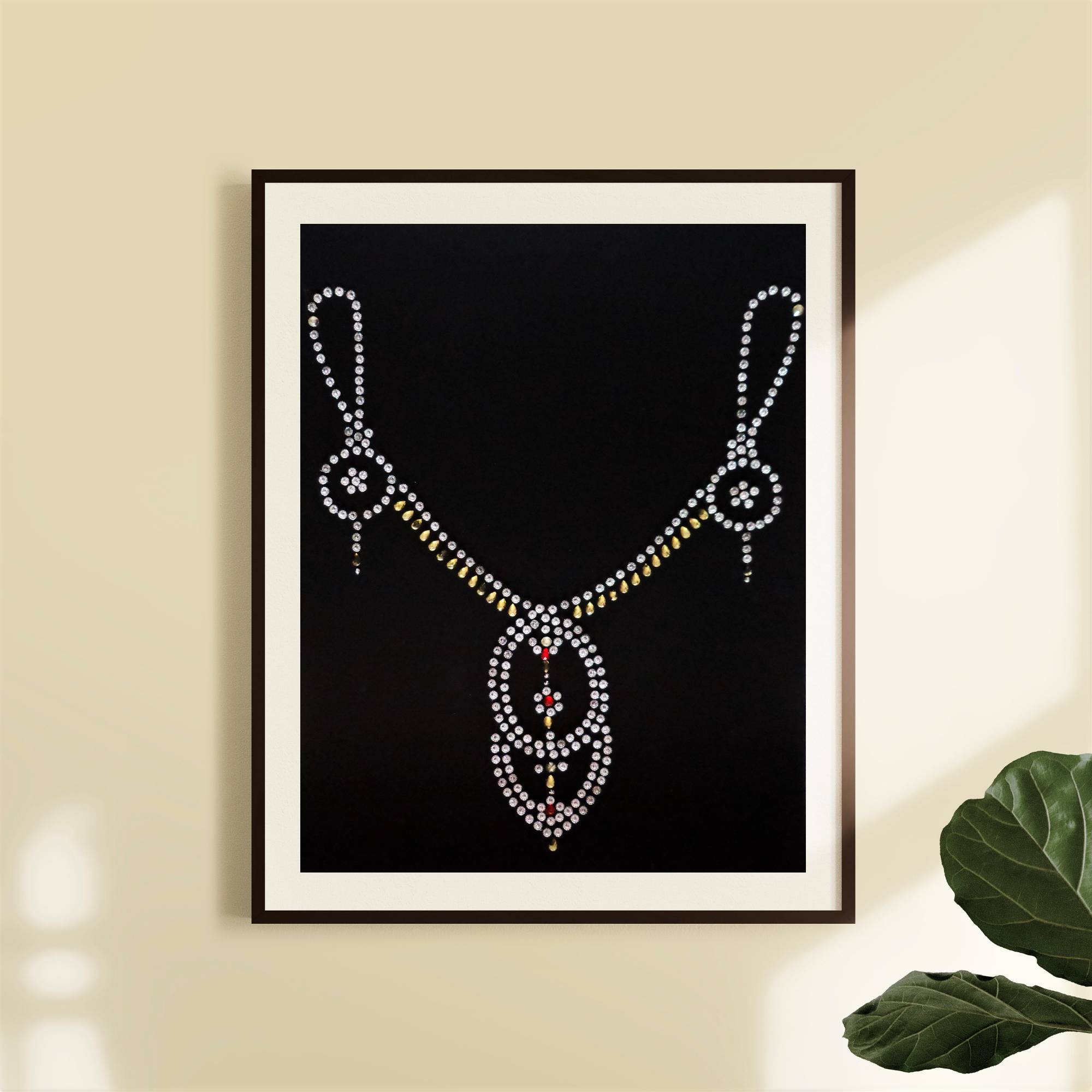 AVIVANA Ethnic Jewelry Painting Wall Art
