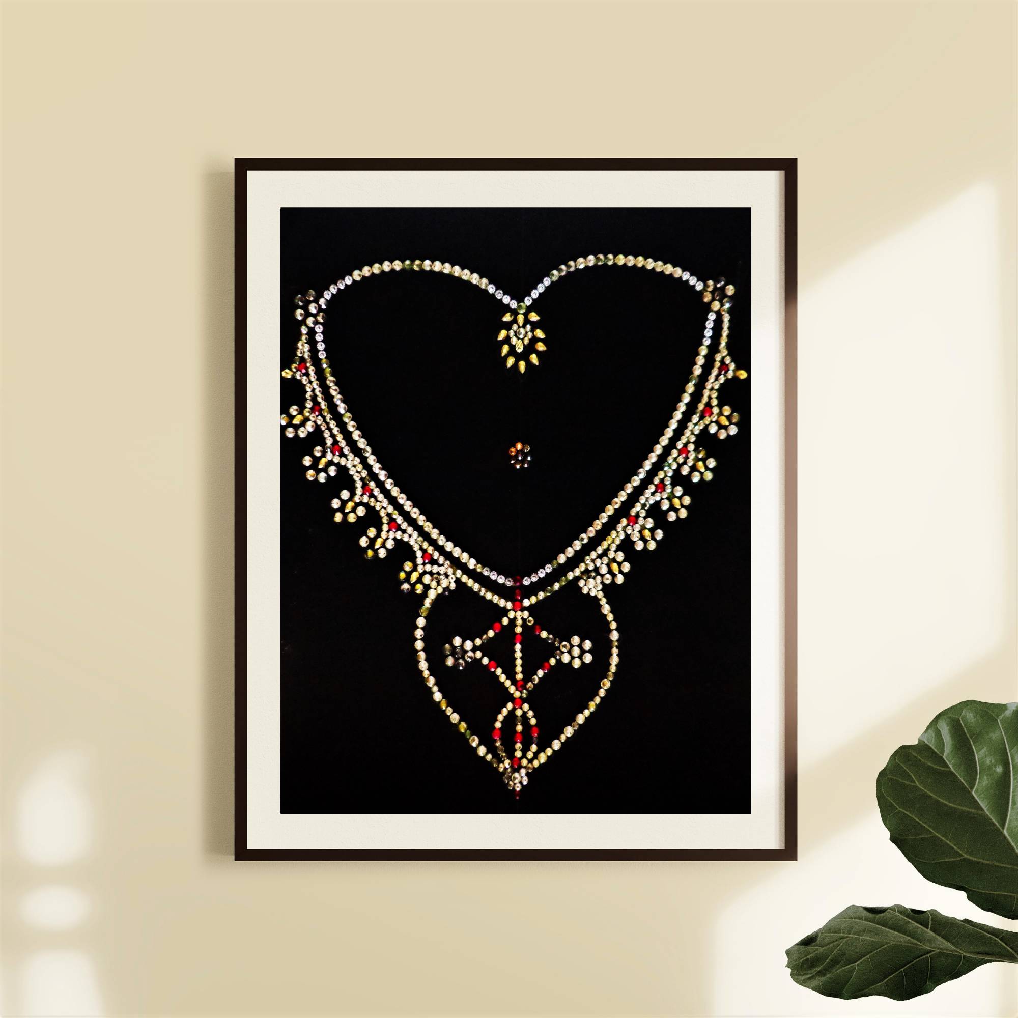 AVIVANA Ethnic Jewelry Painting Wall Art