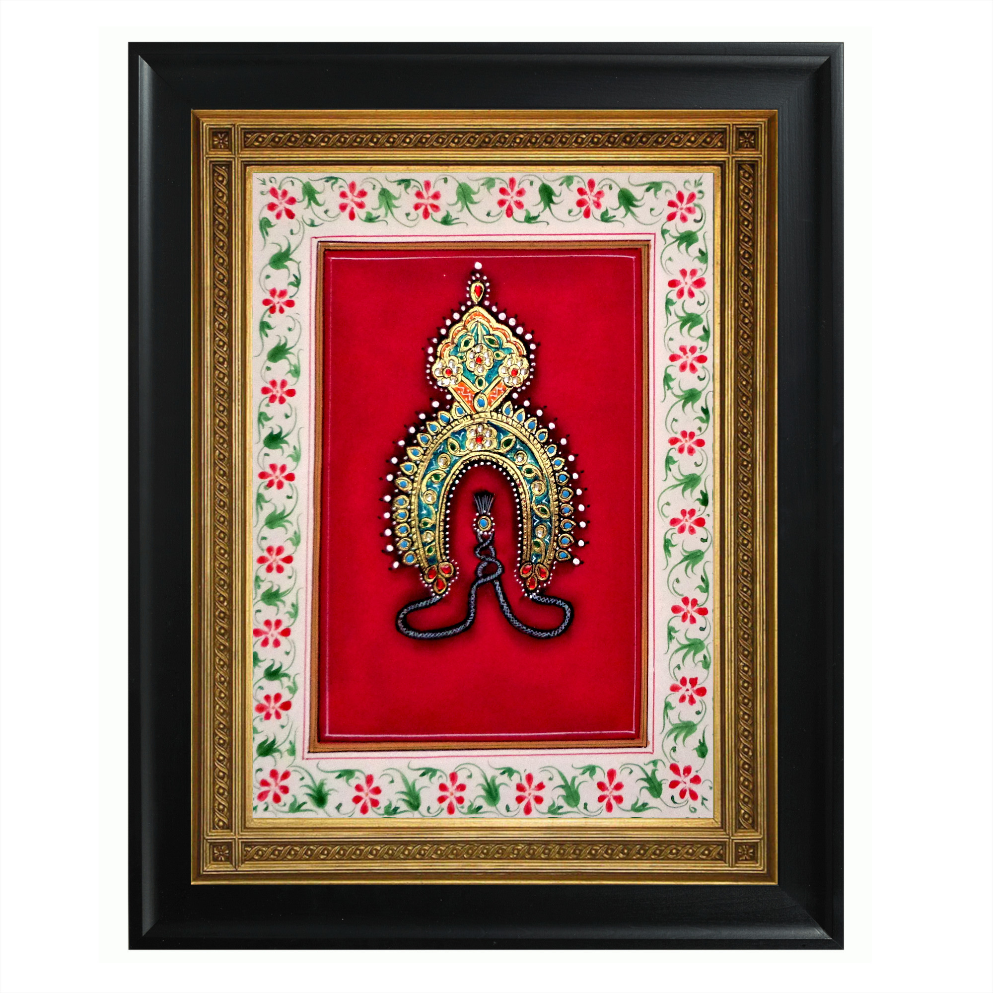 AVIVANA Ornate Jewelry Painting Handcrafted Wall Art - OJ03