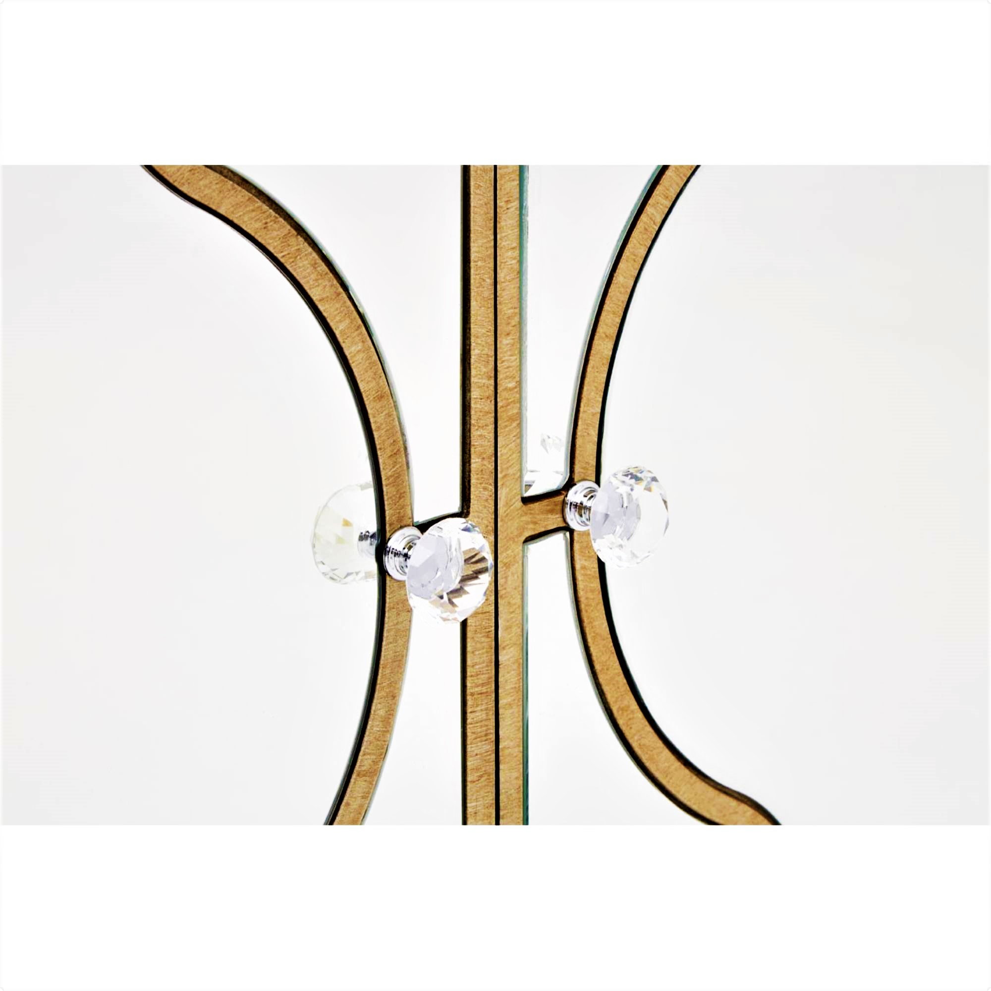 LUNA Mirrored Sideboard Cabinet