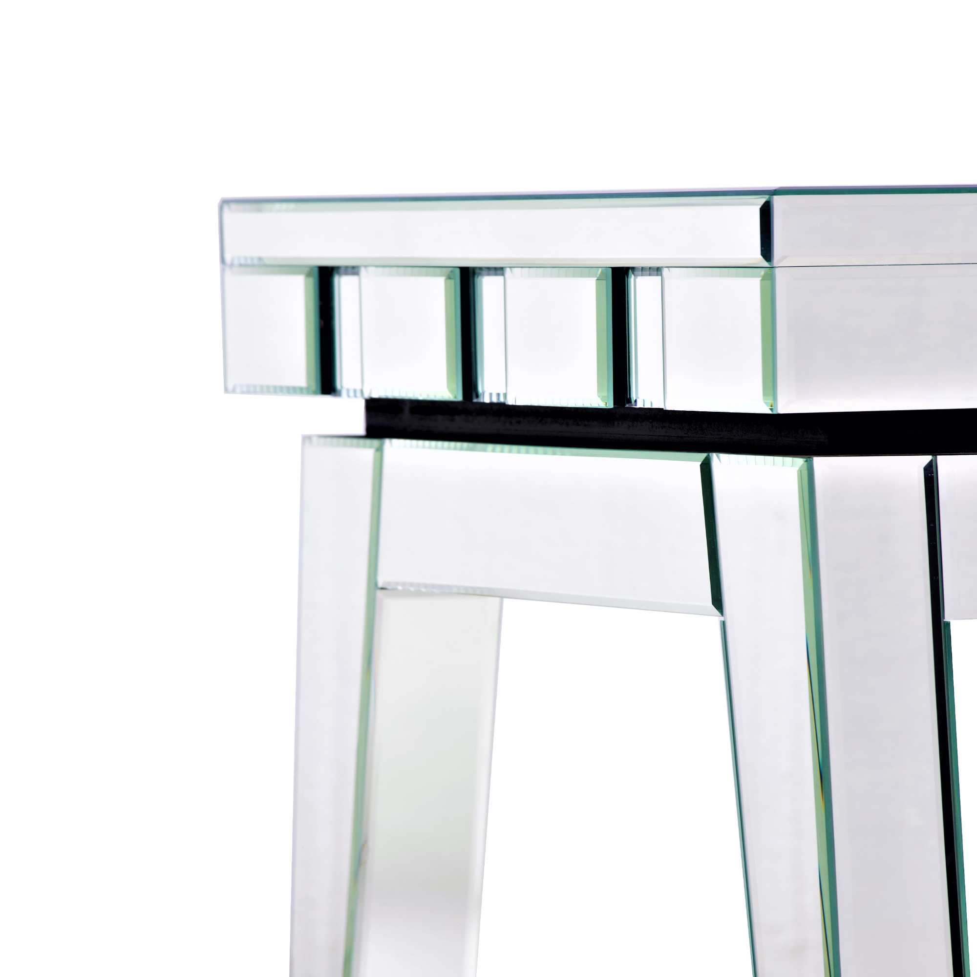 DEVINA Mirrored End Table
