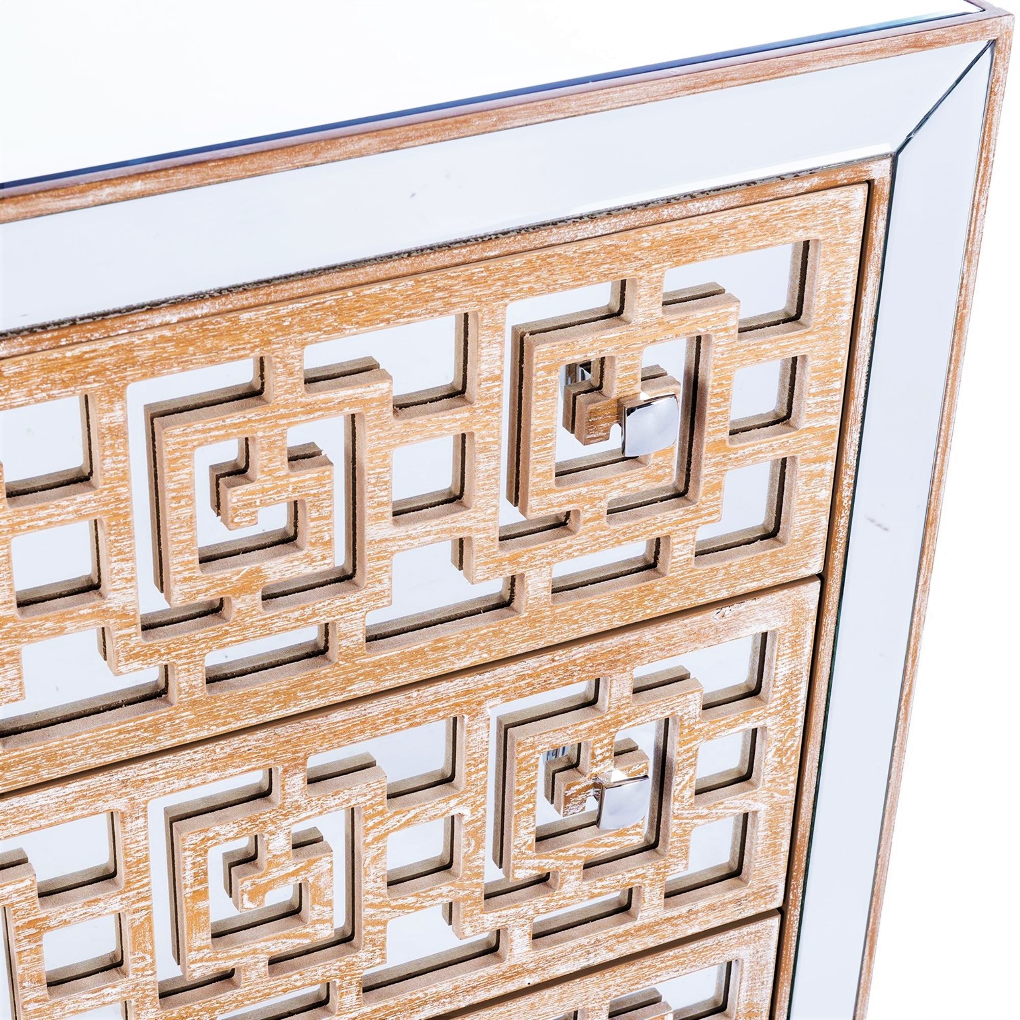 WARREN Mirrored Chest of Drawers