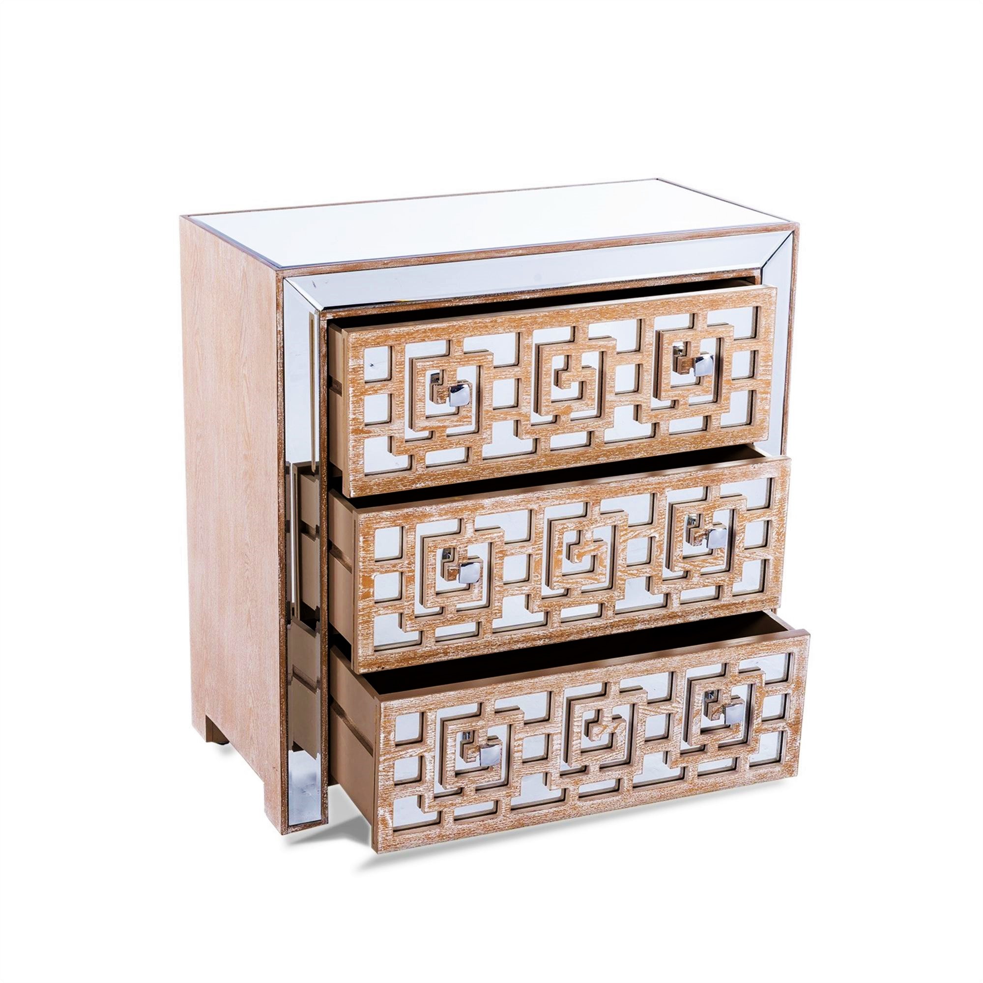 WARREN Mirrored Chest of Drawers