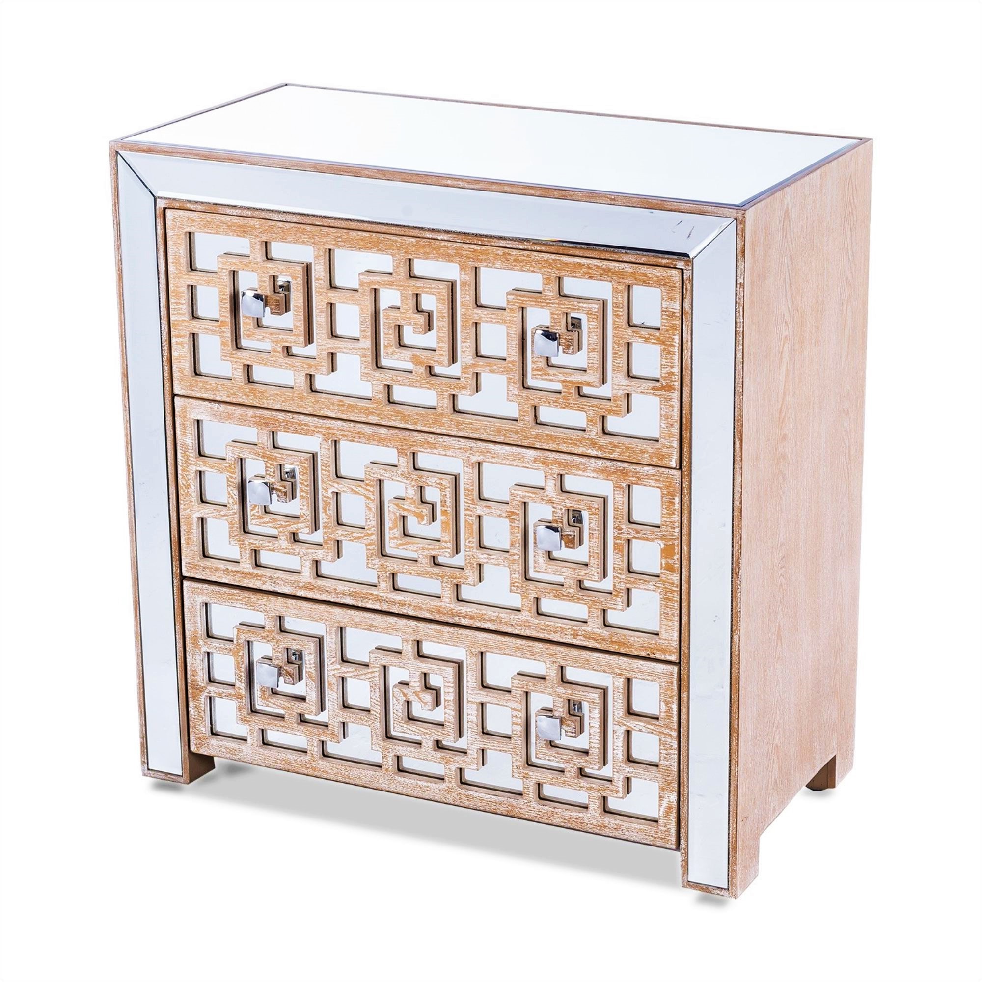 WARREN Mirrored Chest of Drawers