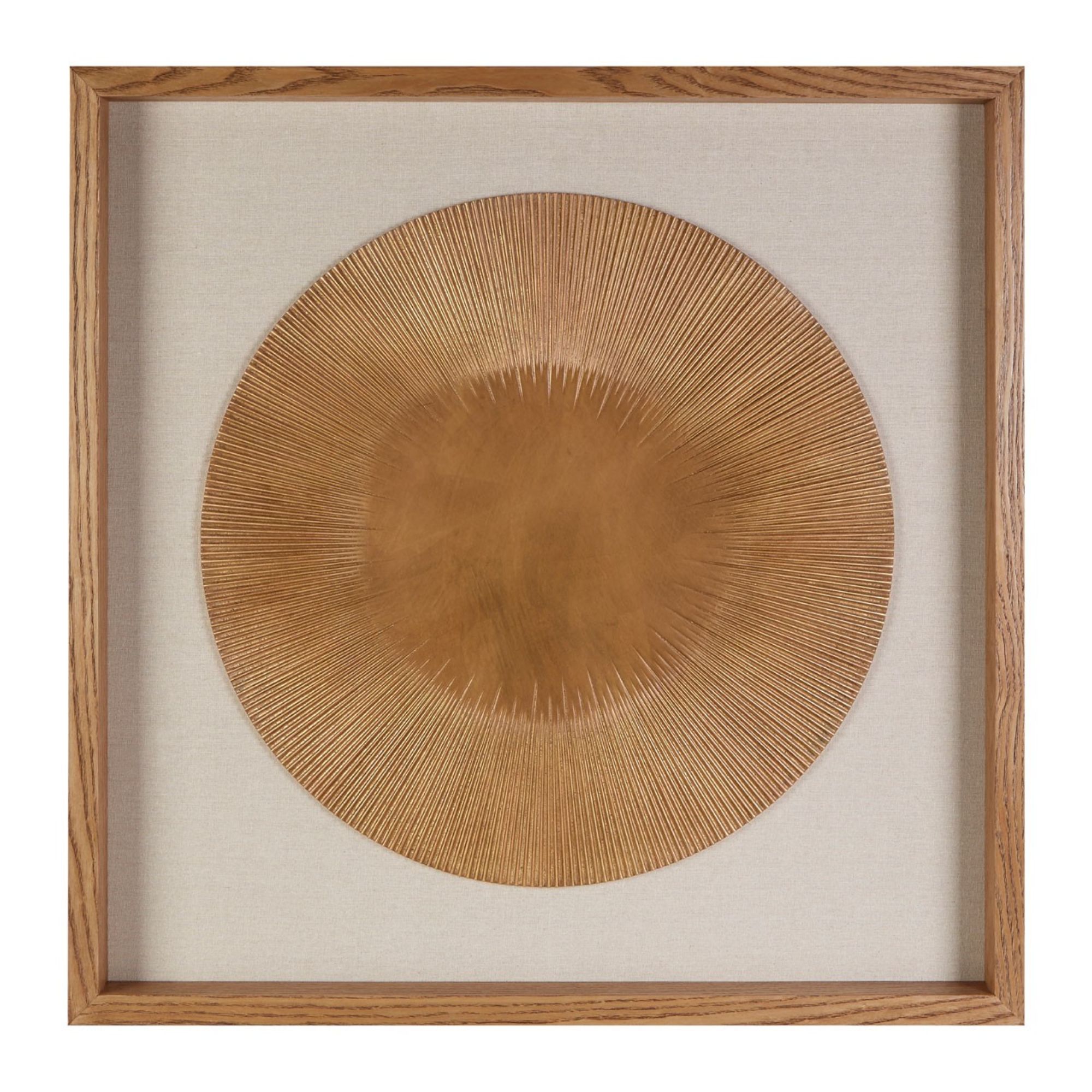 Gold Disc Wall Art - BBWLRT01