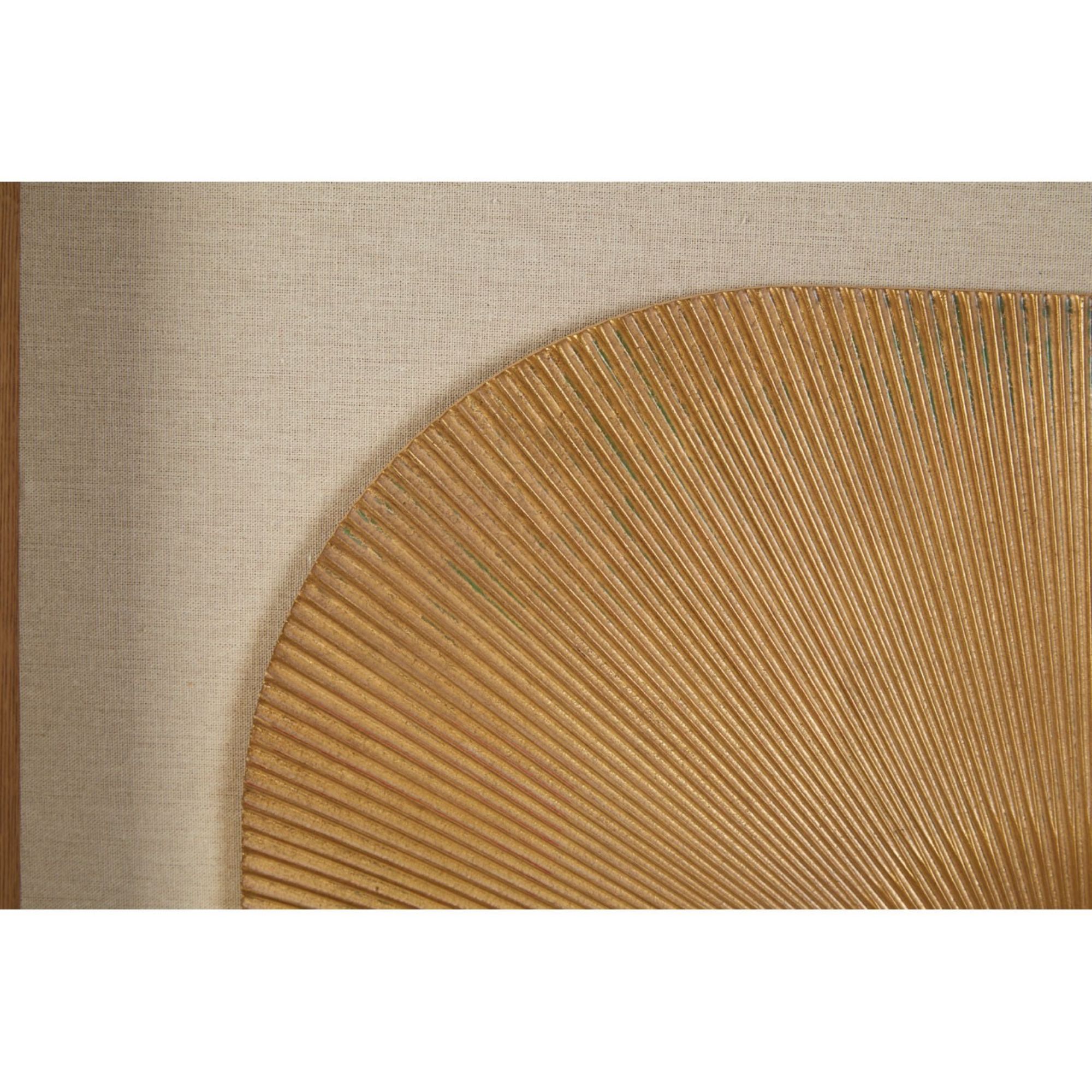 Gold Abstract Wall Art - BBWLRT02