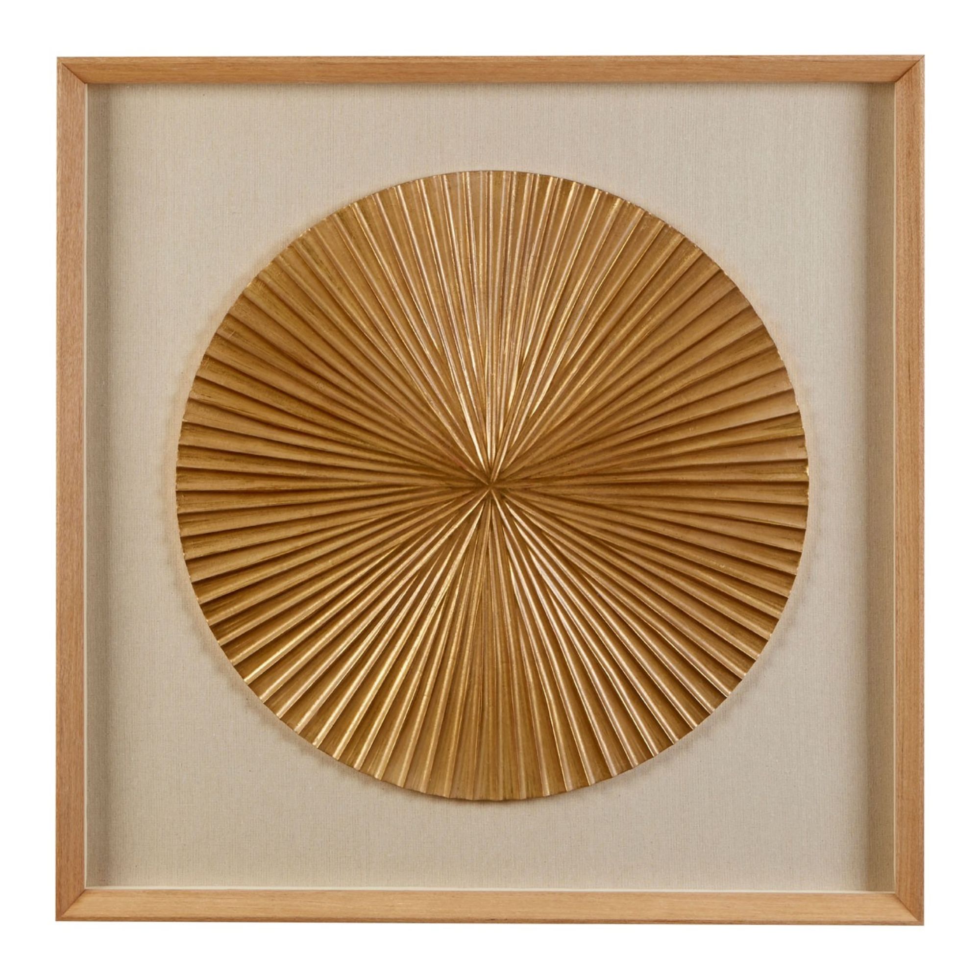 Gold Disc Wall Art - BBWLRT03