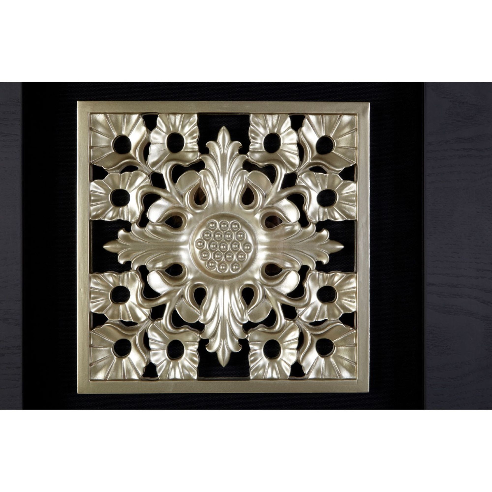 Silver Ornate Wall Art - BBWLRT11
