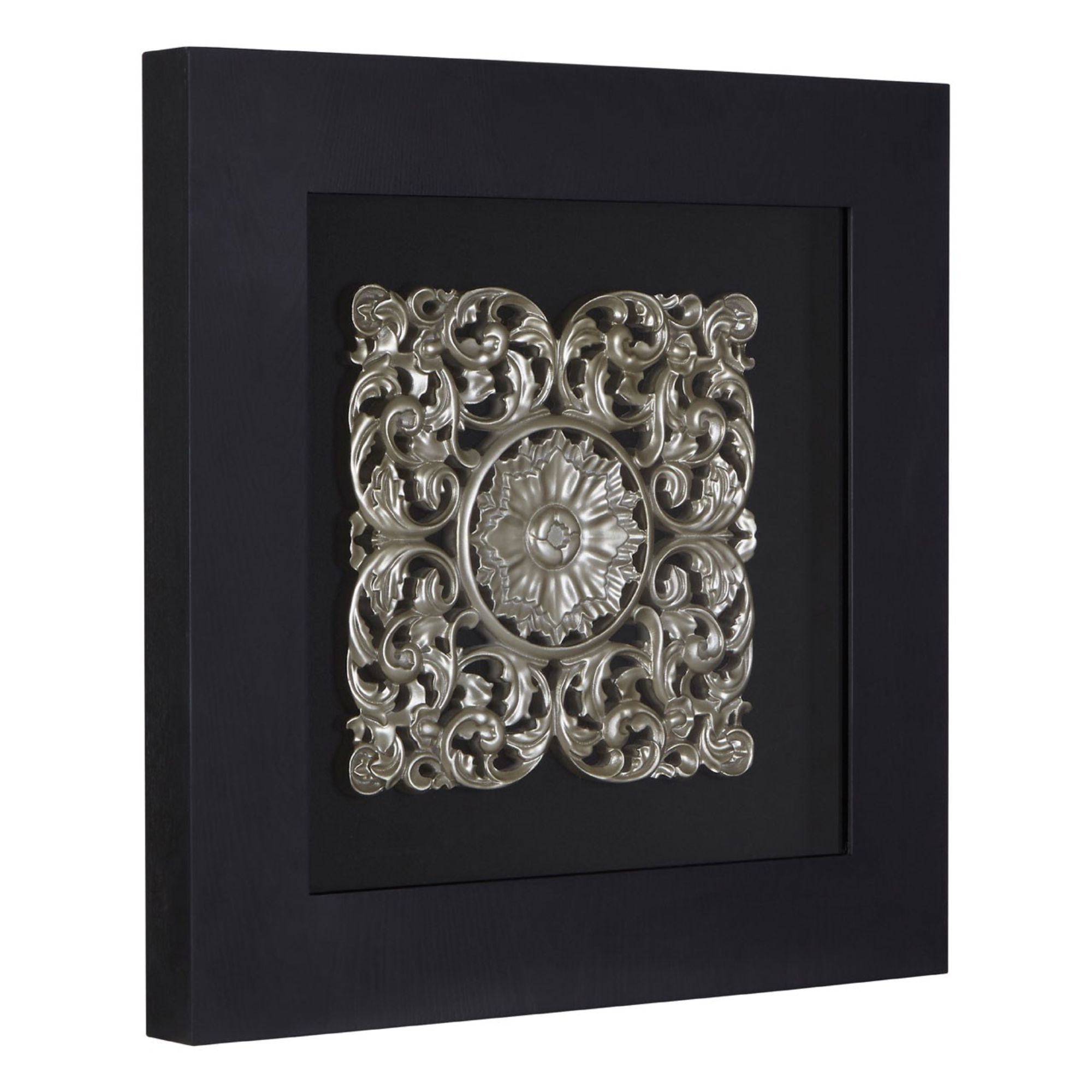 Silver Ornate Wall Art - BBWLRT12