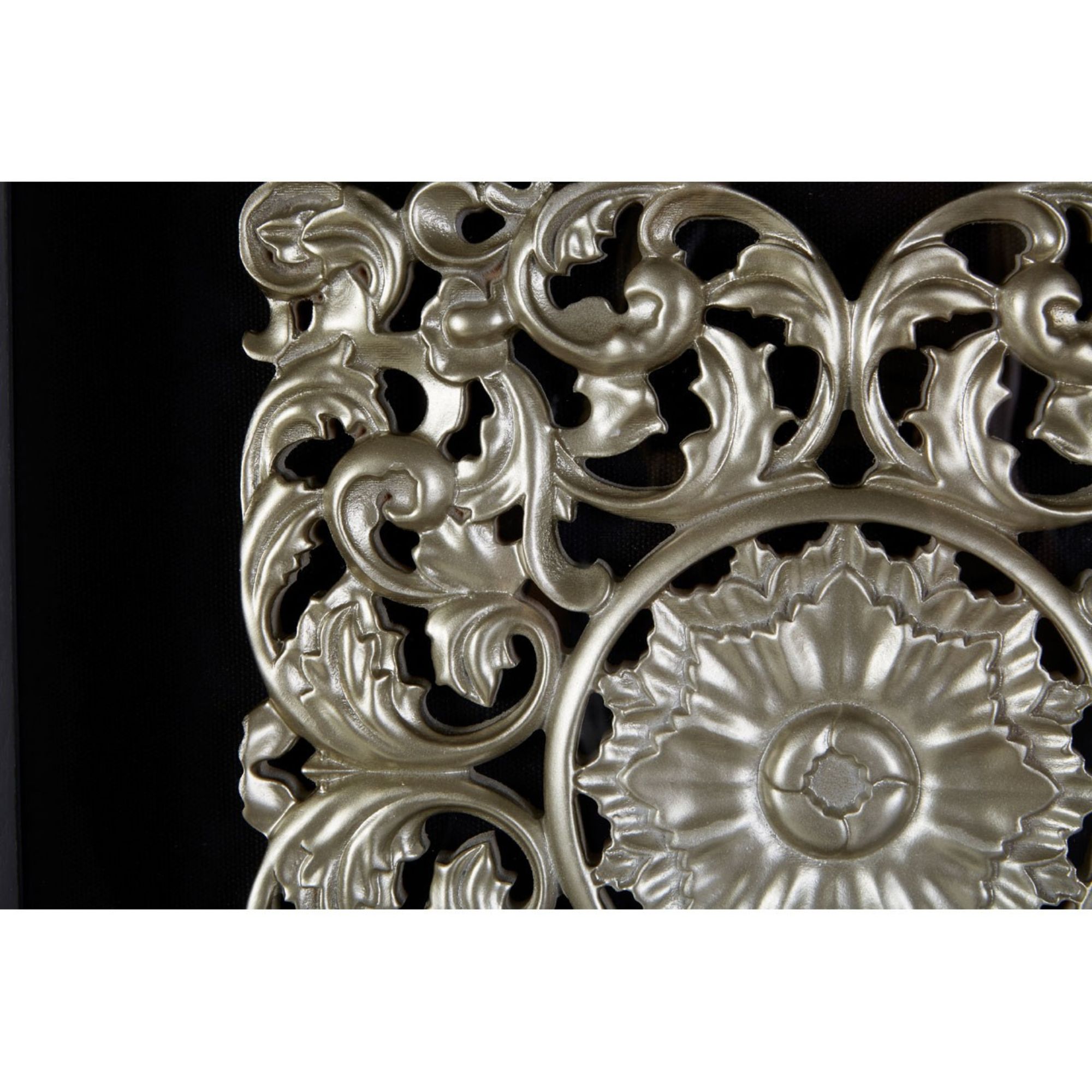 Silver Ornate Wall Art - BBWLRT12