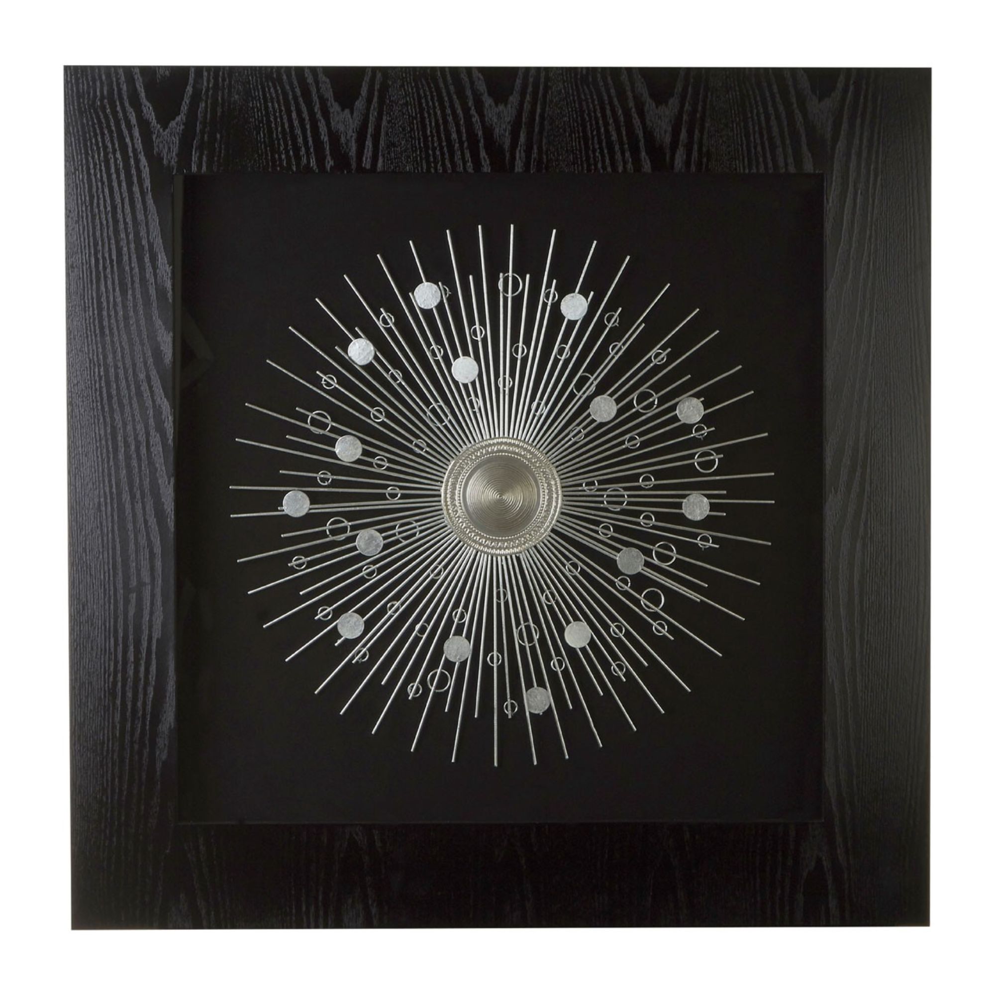 Silver Abstract Wall Art - BBWLRT13
