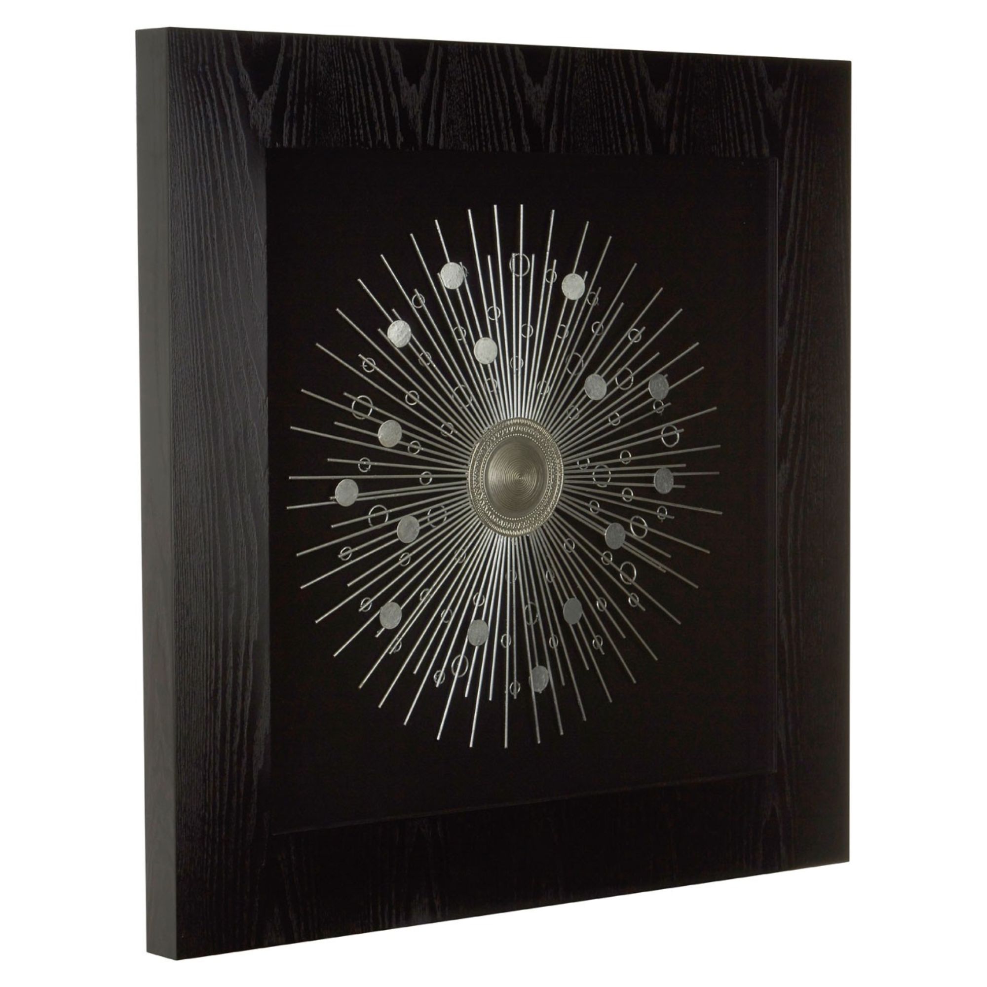 Silver Abstract Wall Art - BBWLRT13