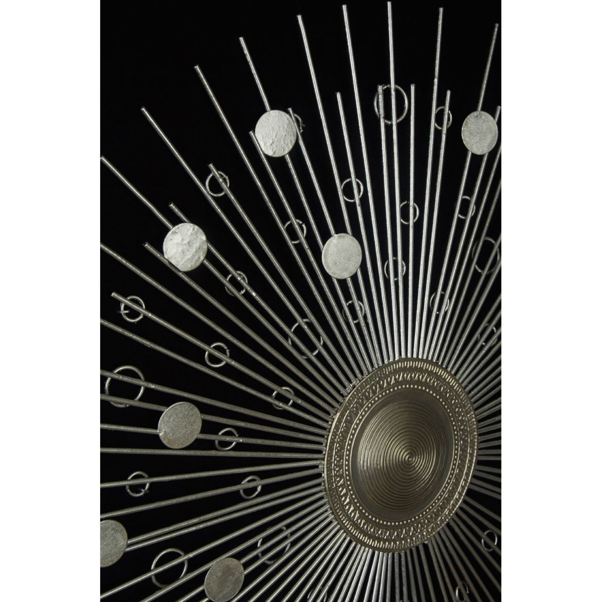 Silver Abstract Wall Art - BBWLRT13