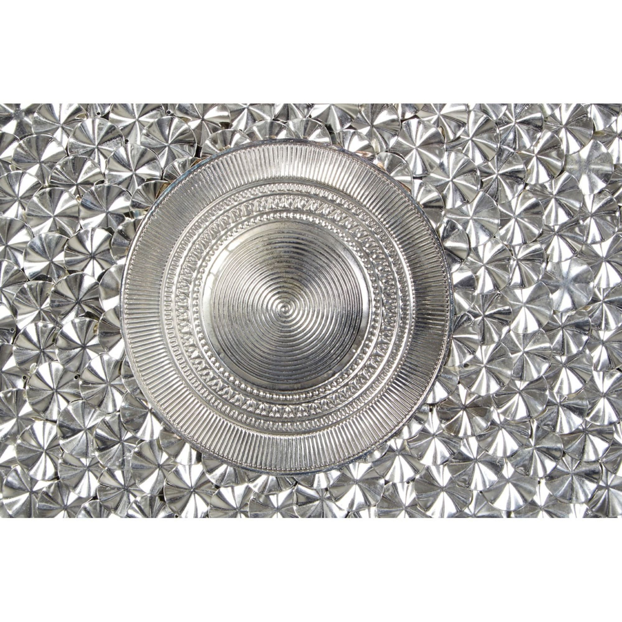 Silver Disc Wall Art - BBWLRT17