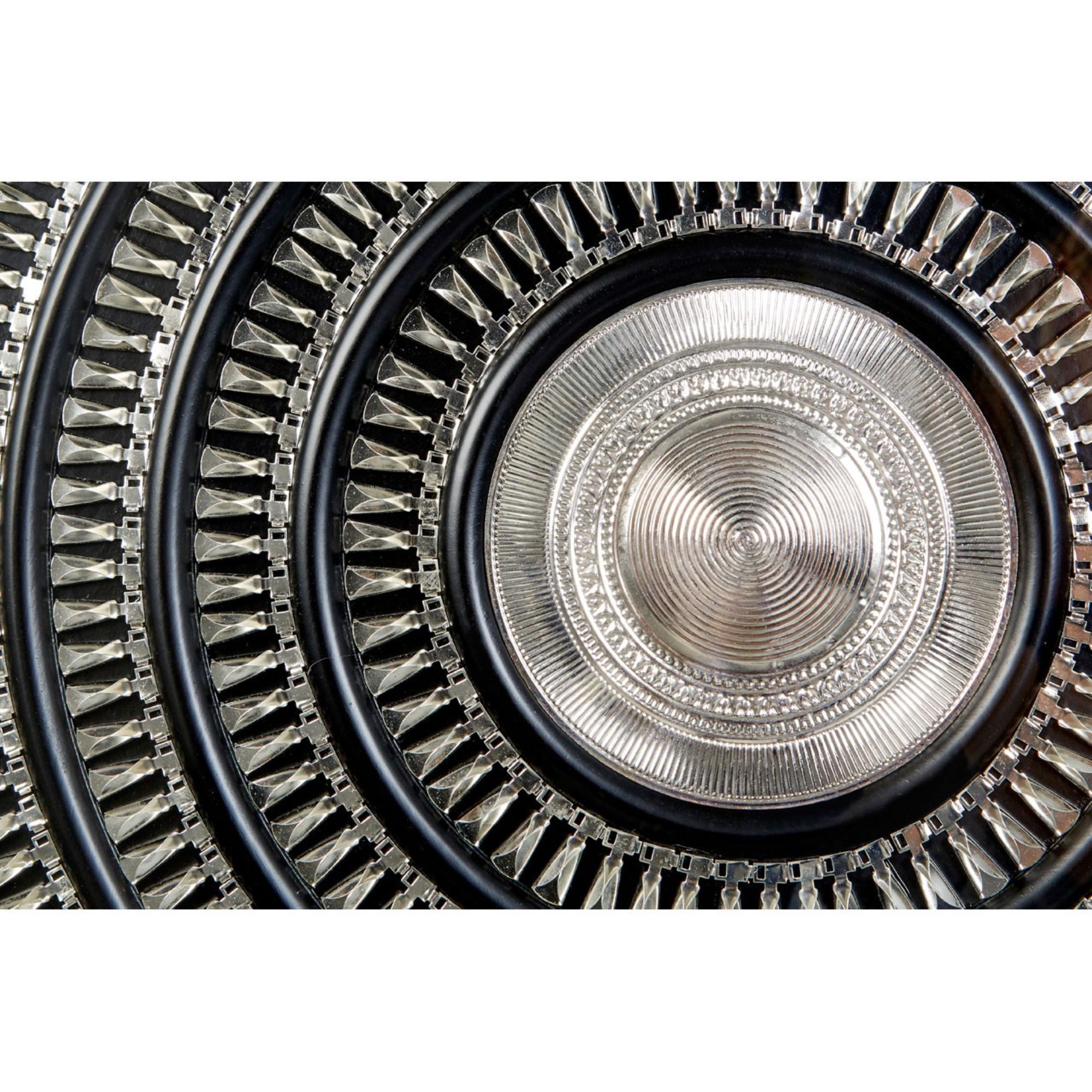 Silver Disc Wall Art - BBWLRT18