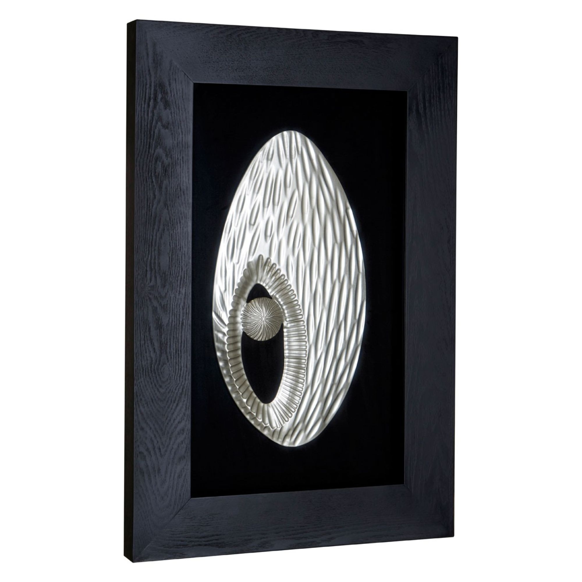 Silver Abstract Wall Art - BBWLRT20