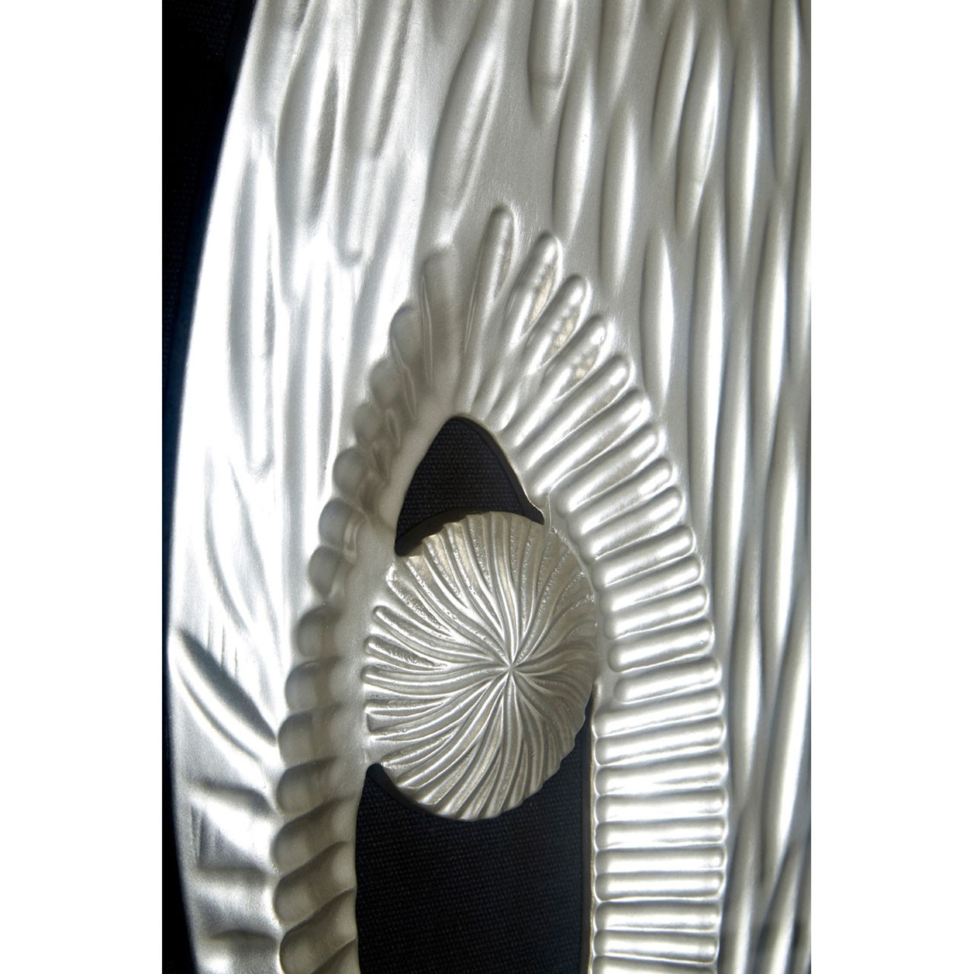 Silver Abstract Wall Art - BBWLRT20