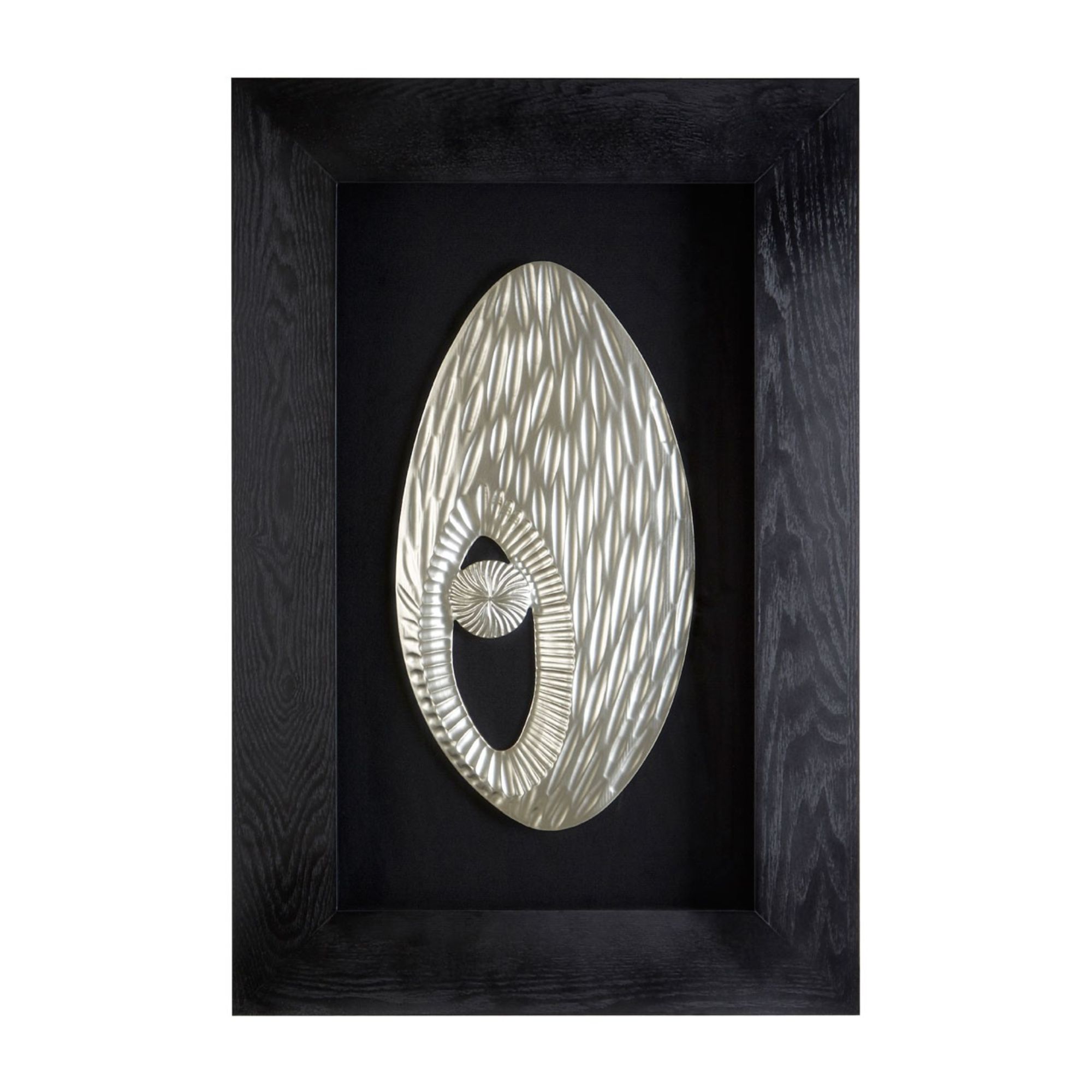 Silver Abstract Wall Art - BBWLRT20