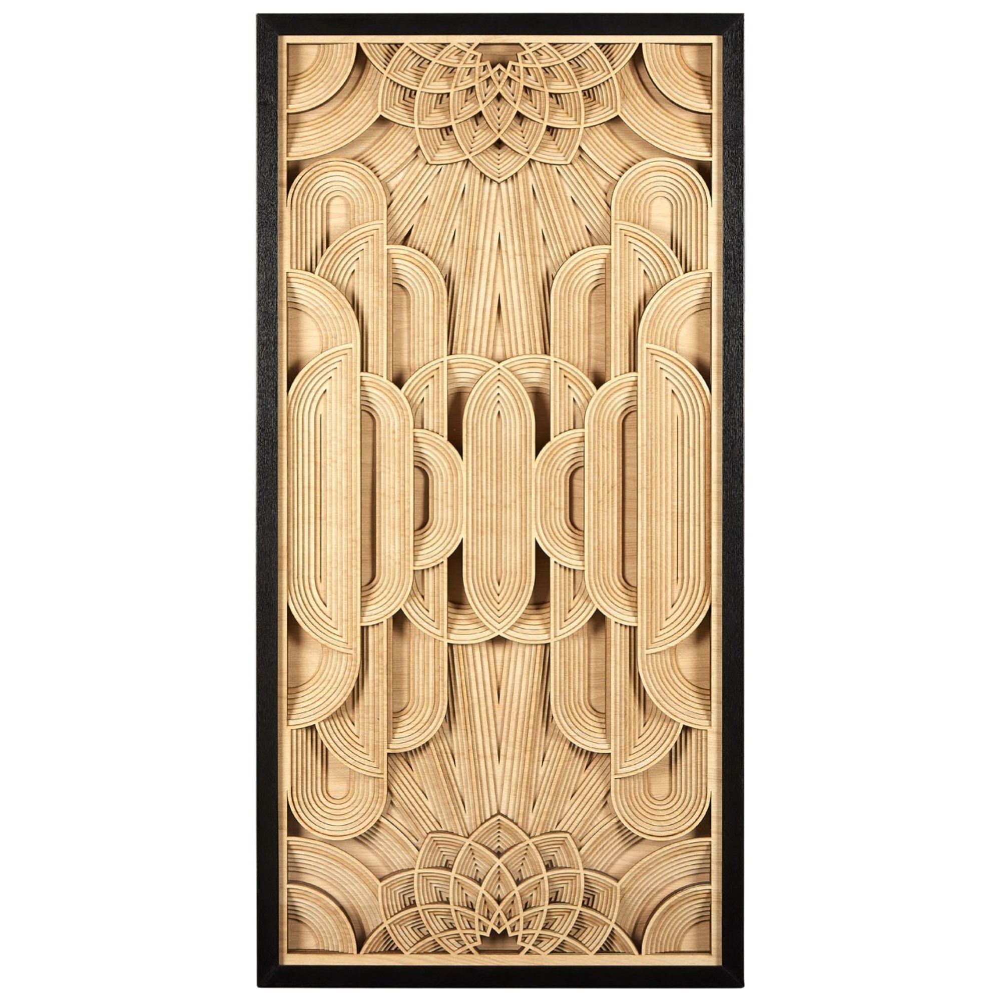 Wood Carving Deco Wall Art - BBWLRT27