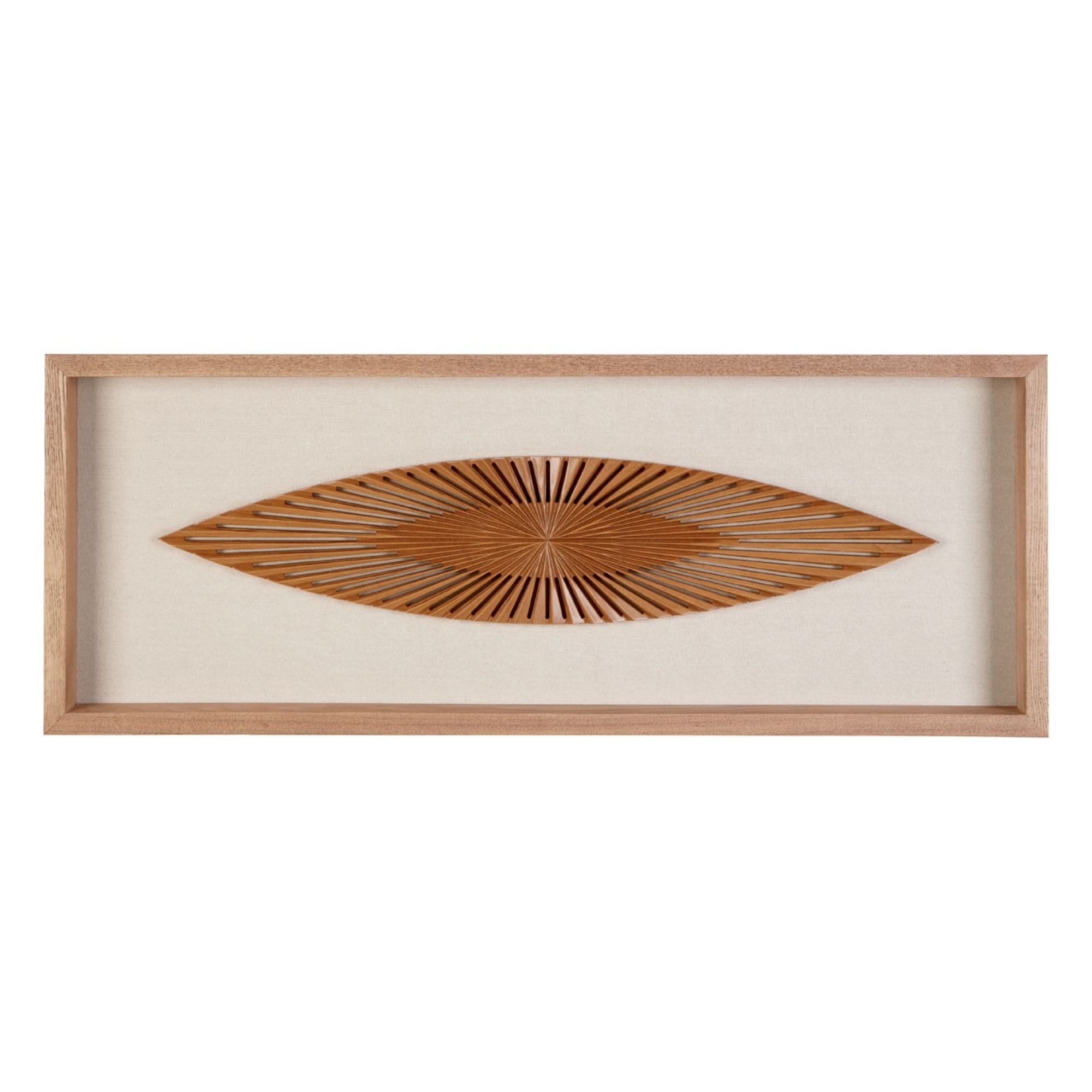 Wood Carving Canoe Wall Art - BBWLRT41