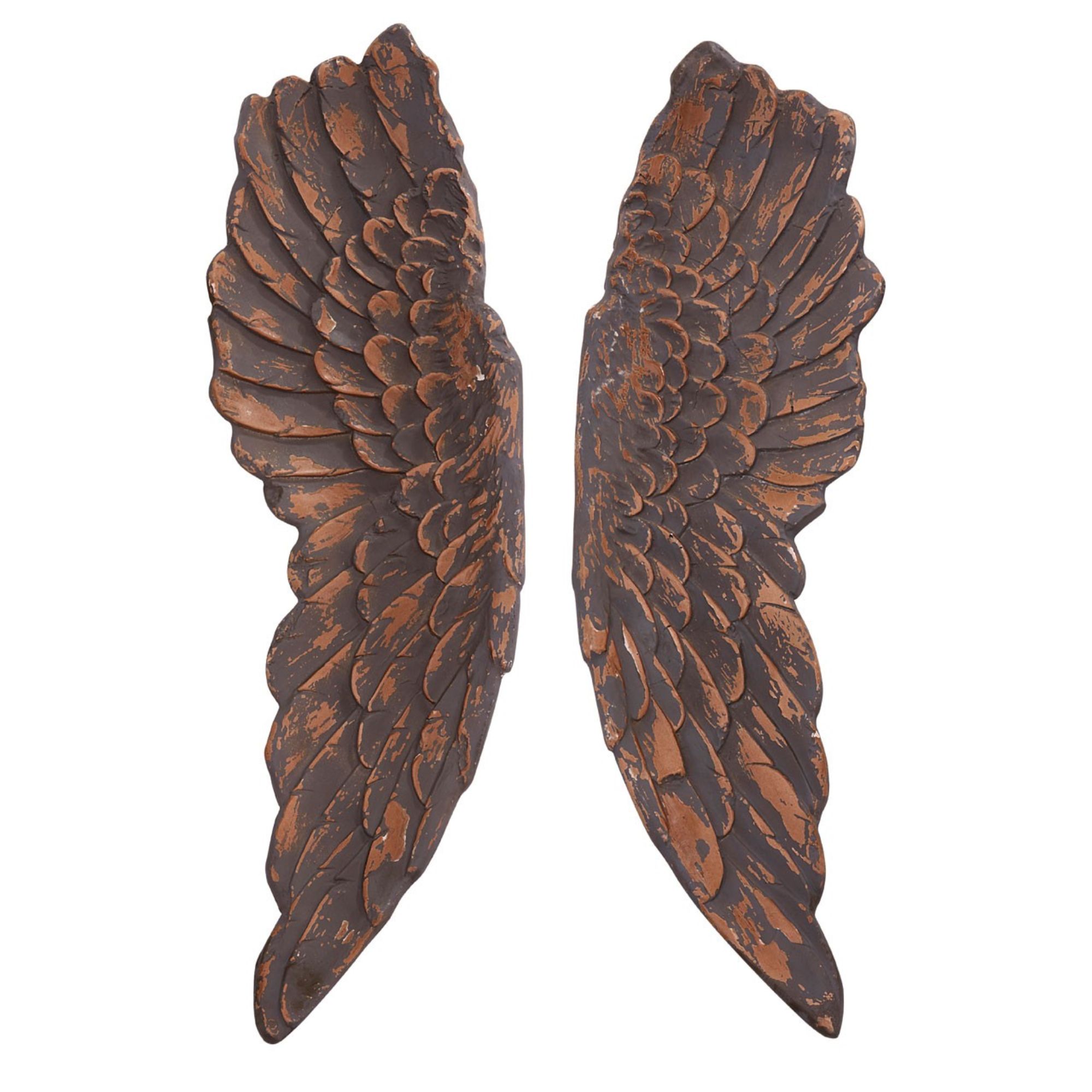 Bronze Angel Wings Wall Art - BBWLRT43