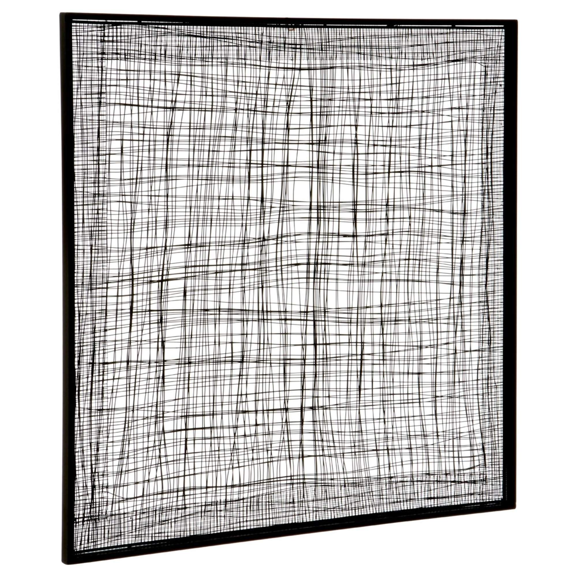 Black Wire Mesh Wall Art - BBWLRT46