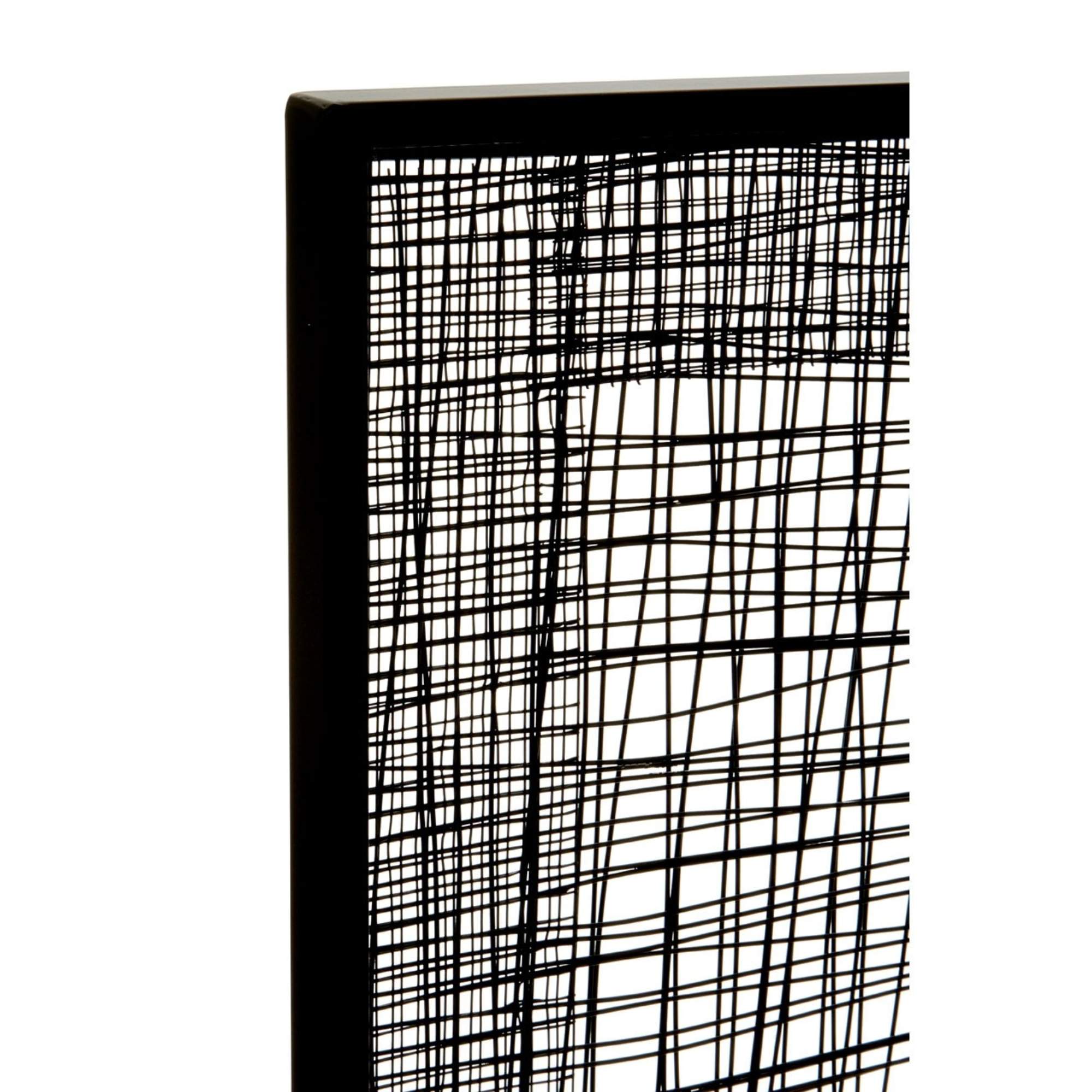 Black Wire Mesh Wall Art - BBWLRT46