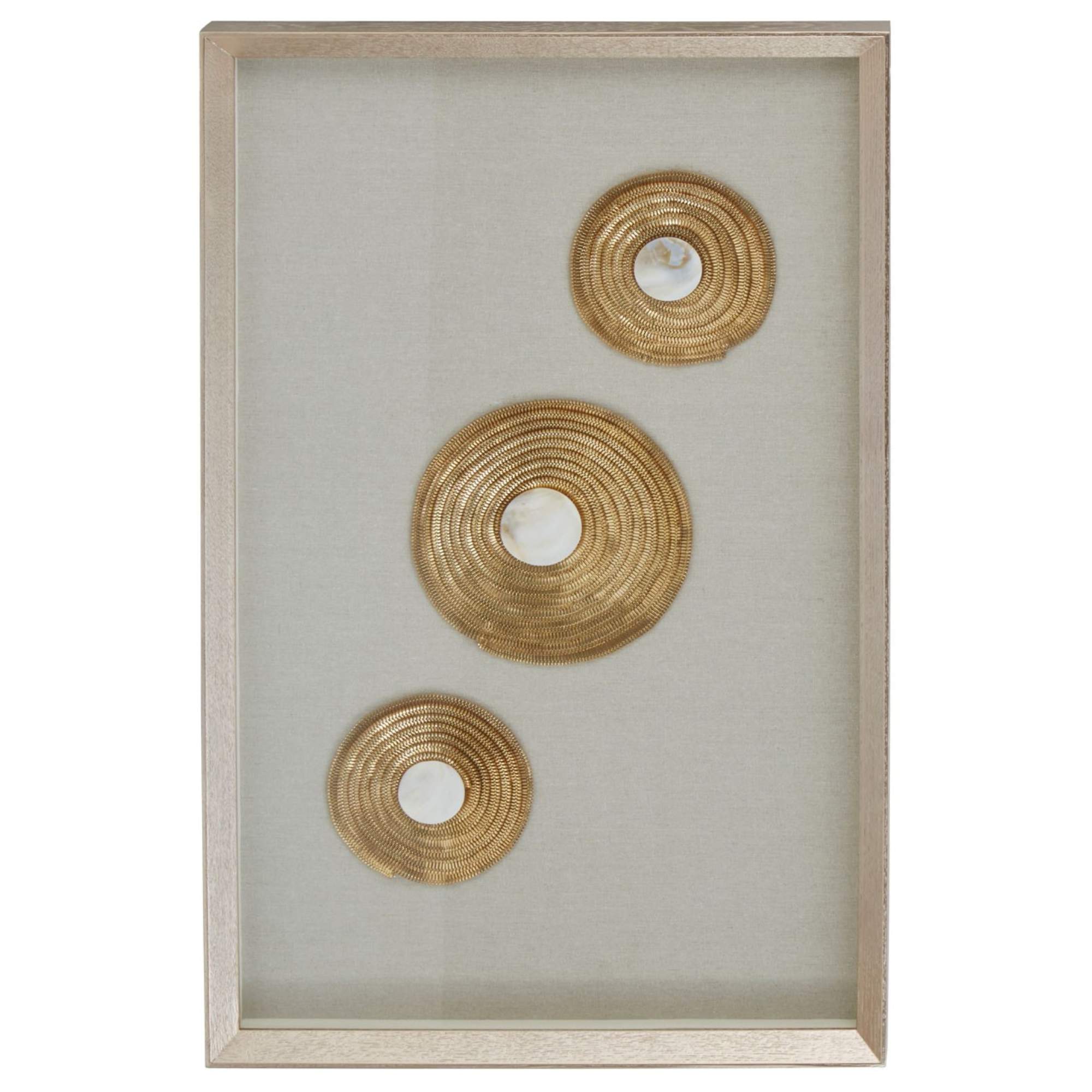 Gold Discs Circle Wall Art - BBWLRT49