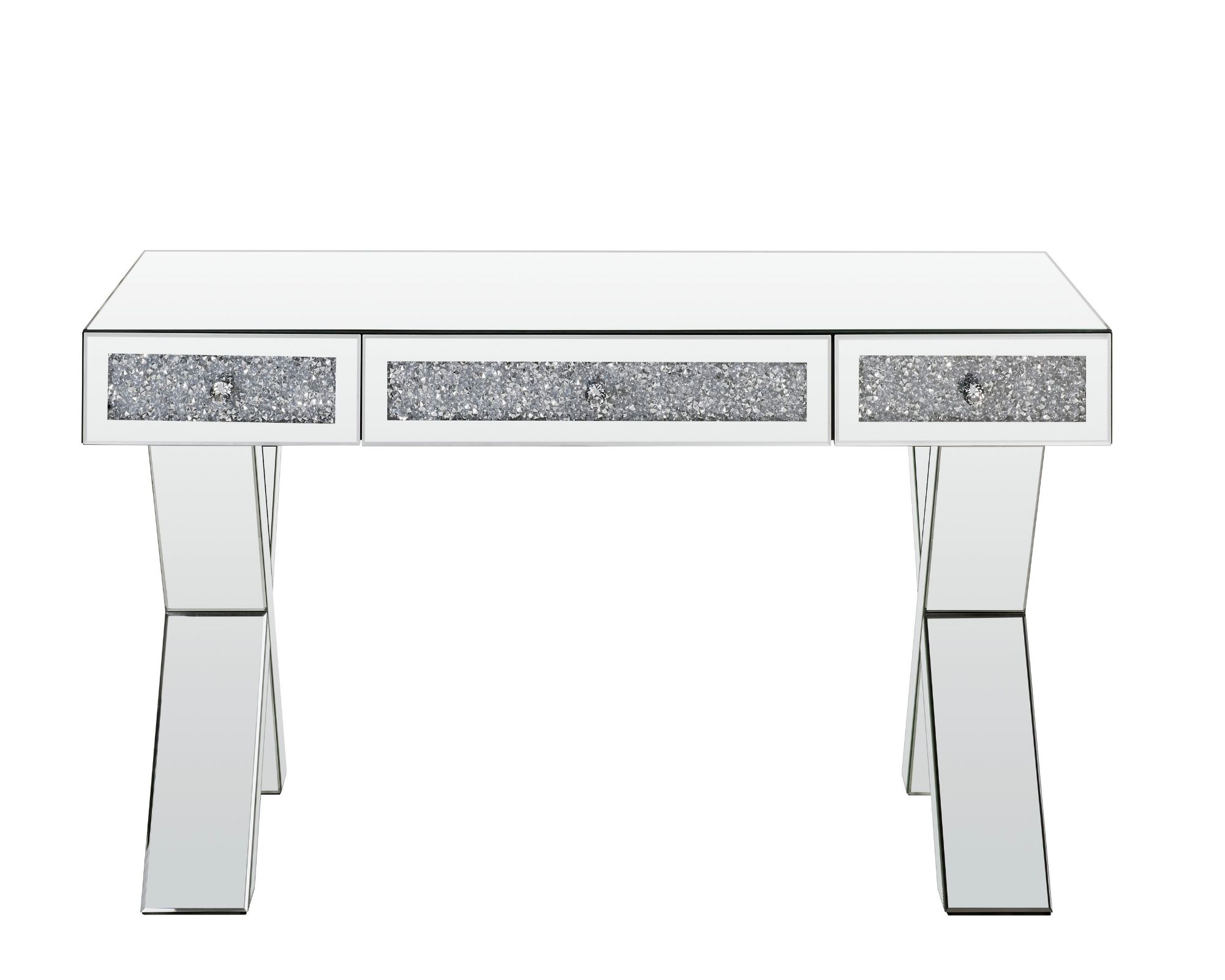 BERMAN Mirrored Console Table Desk