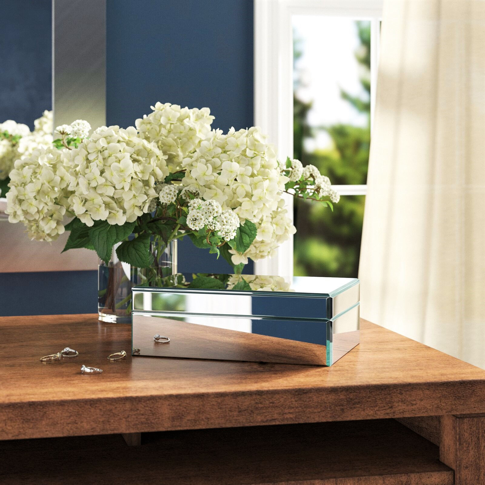 BOCA Mirrored Jewellery Box