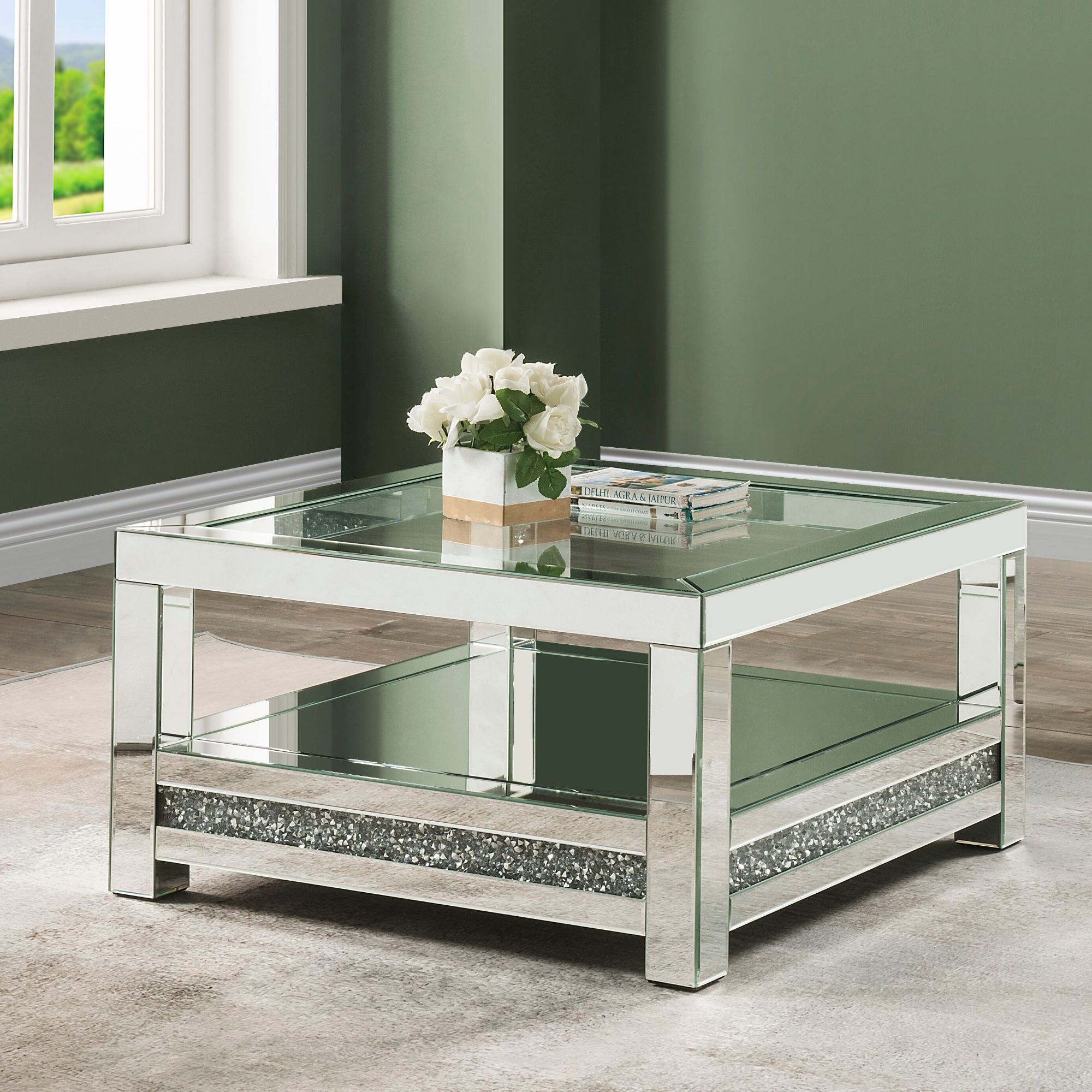 DELIA Mirrored Furniture Collection
