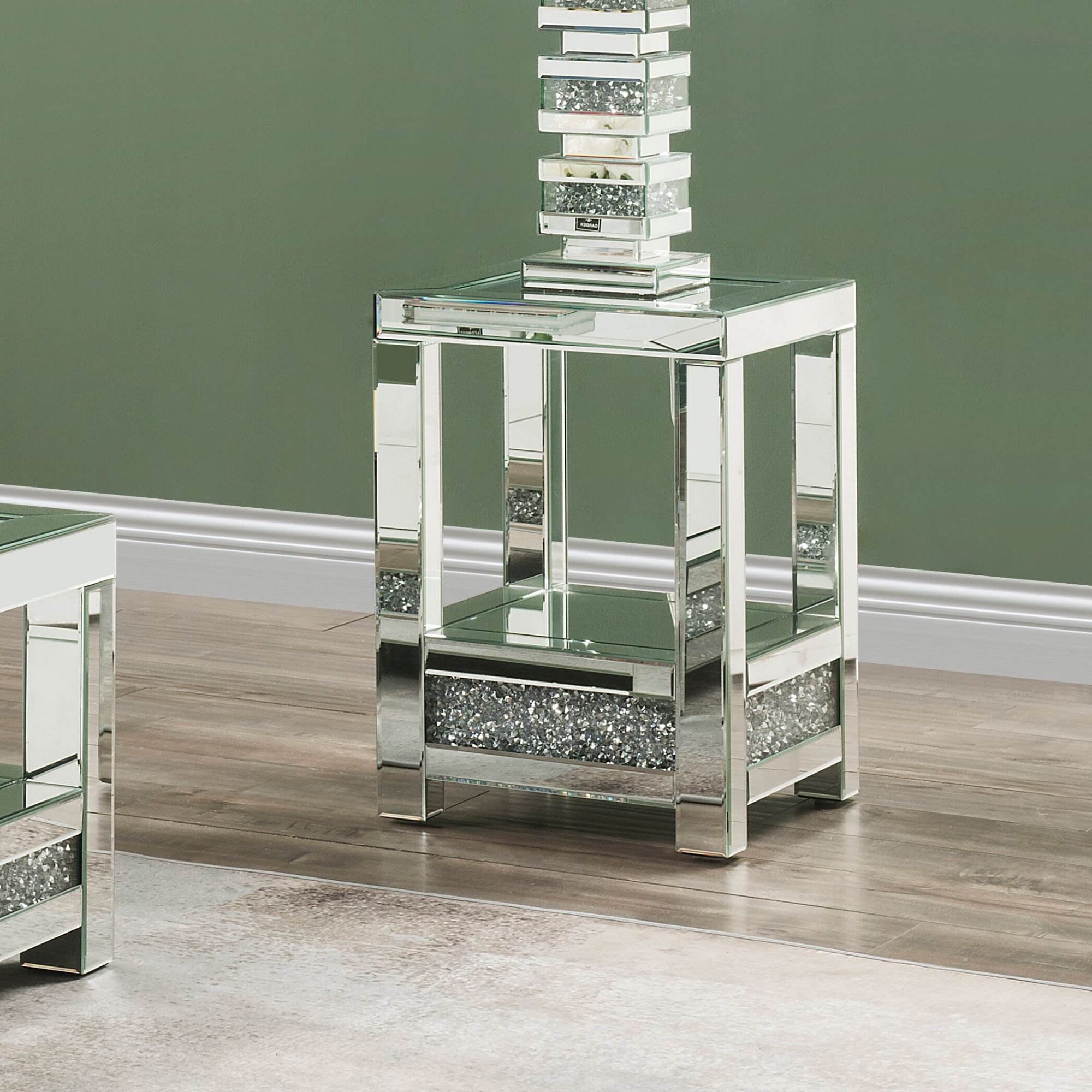 DELIA Mirrored Furniture Collection