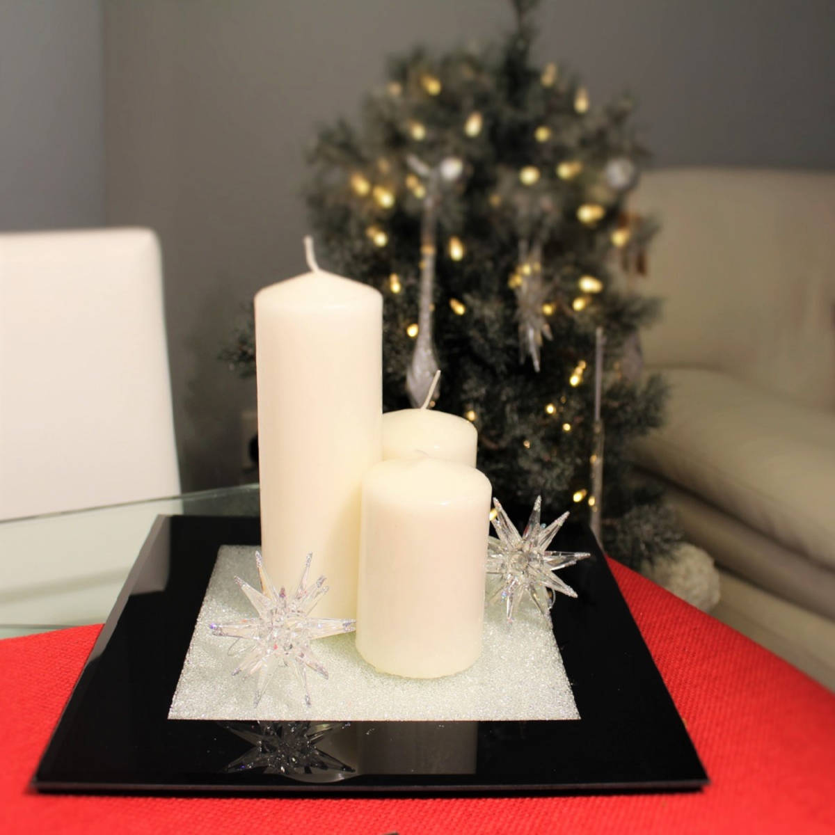 DONNA Diamond Crush Black Serving Set