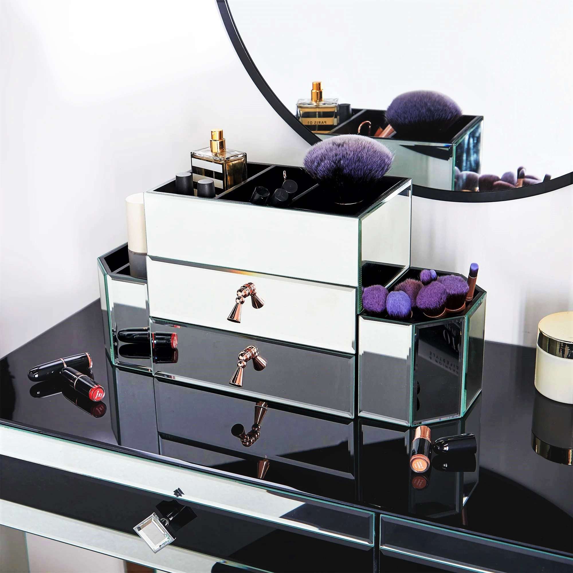 ELEGANTE Mirrored Vanity Box