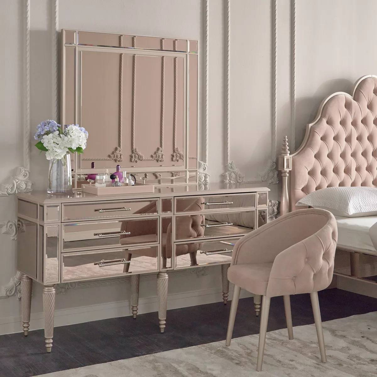 ENCINO Mirrored Bedroom Collection