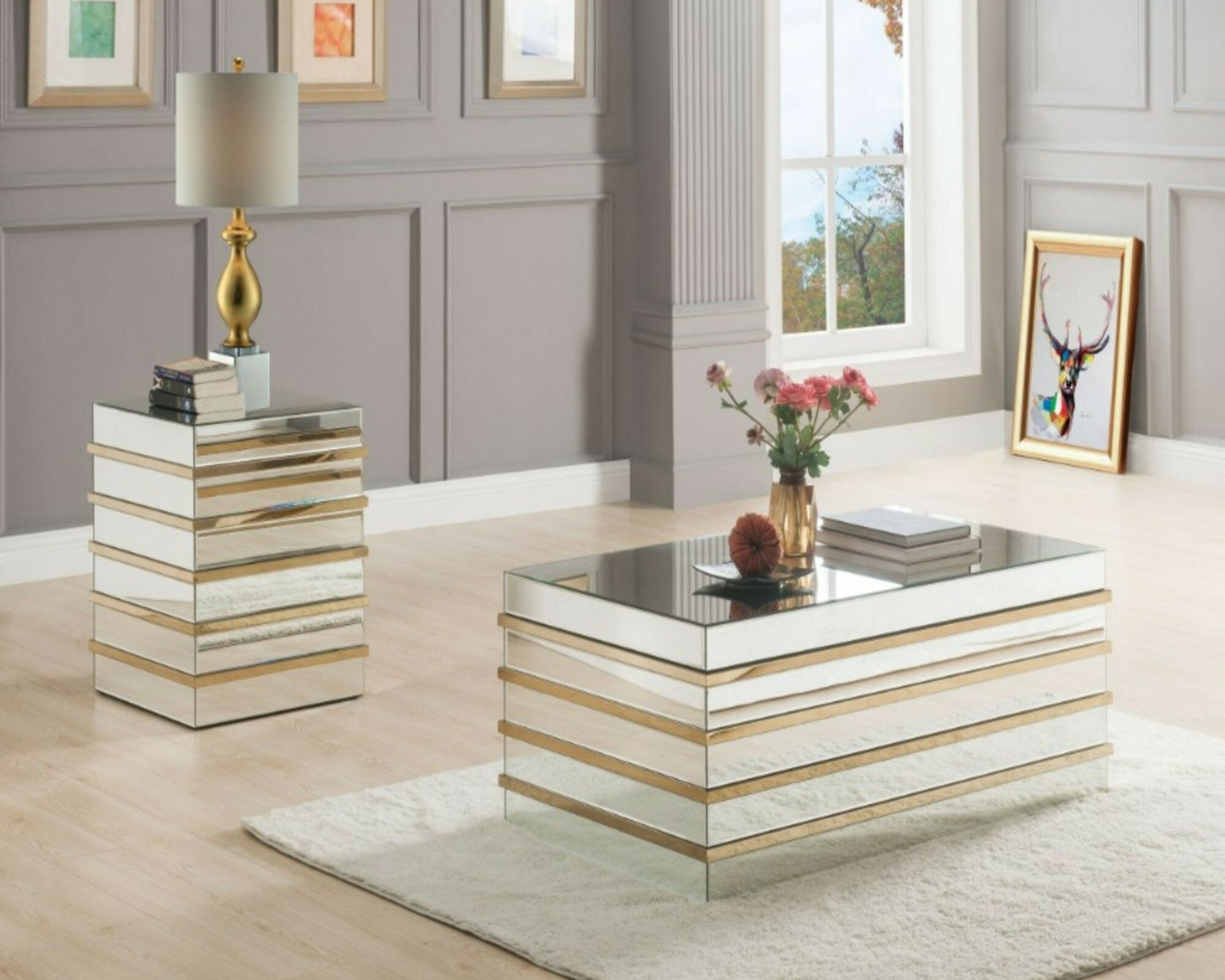 FAUSA Mirrored Furniture Collection