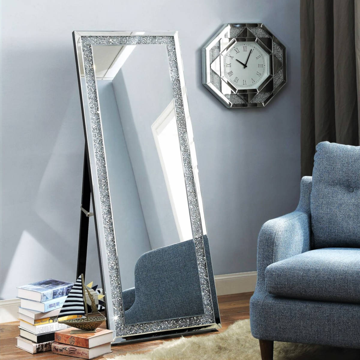 GEM Diamond Crush Cheval Mirror