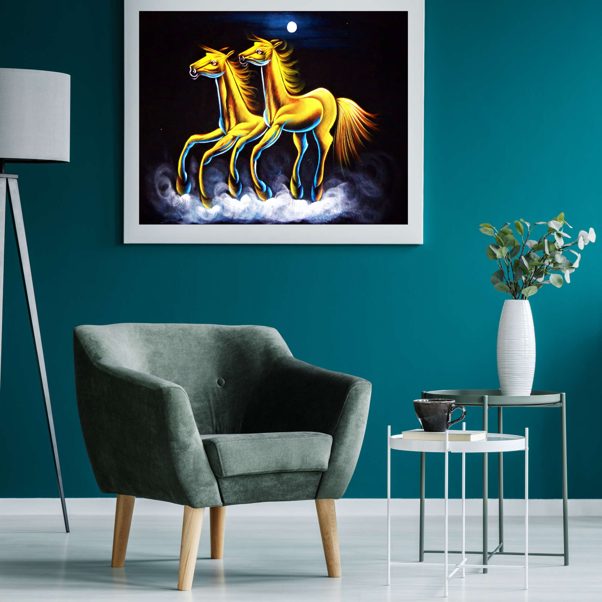 JUMENT Velvet Canvas Wall Art