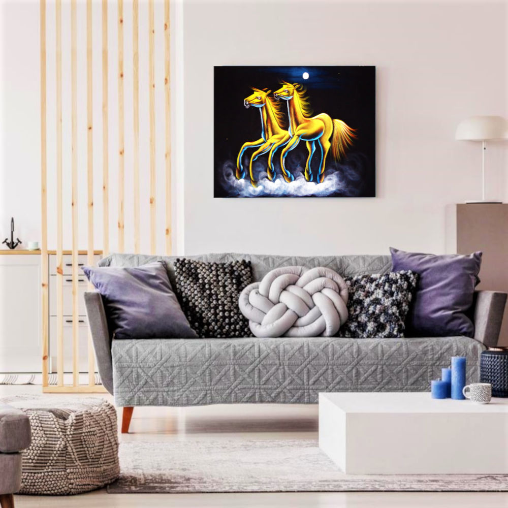 JUMENT Velvet Canvas Wall Art