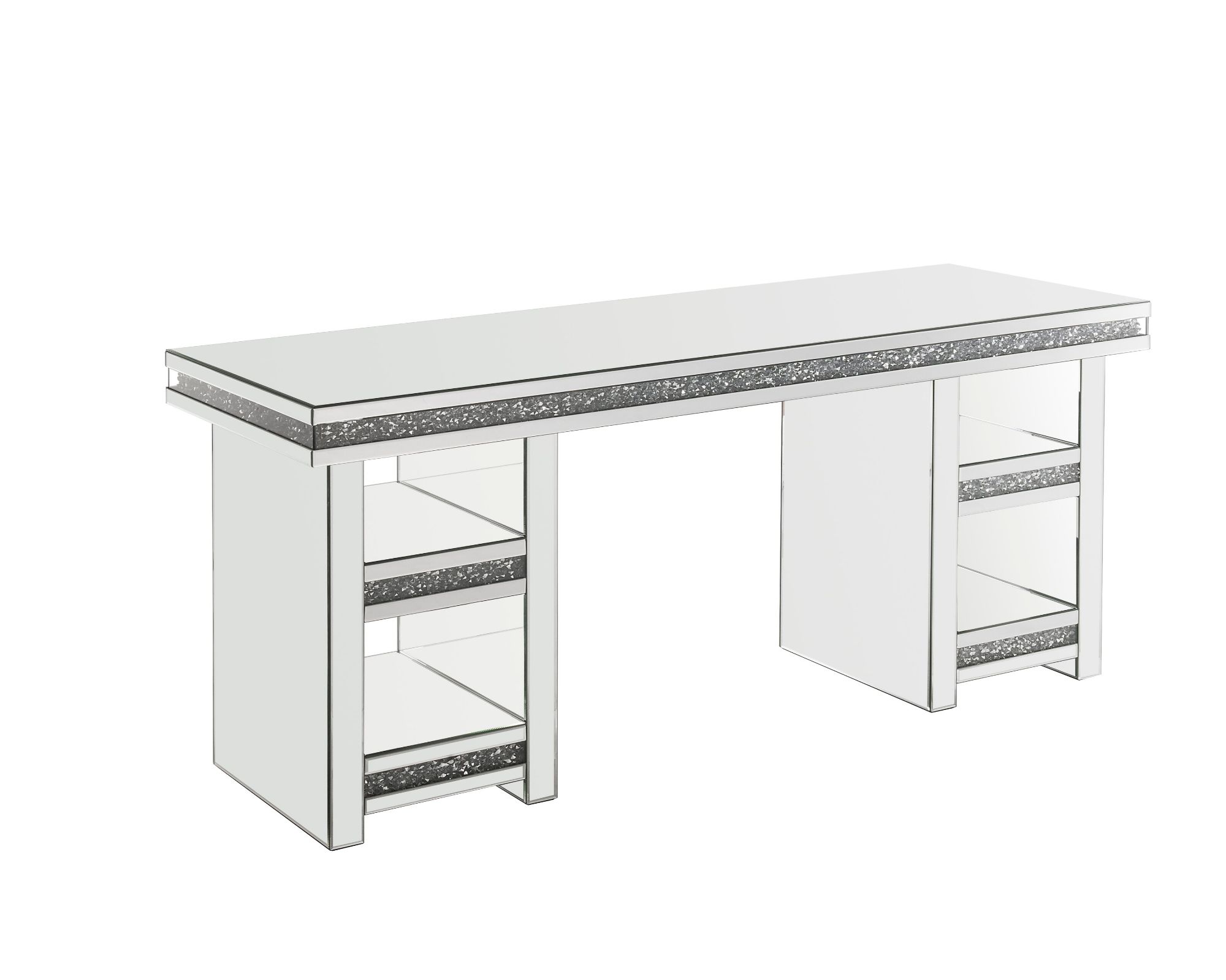 KINSEY Mirrored Console Table Desk
