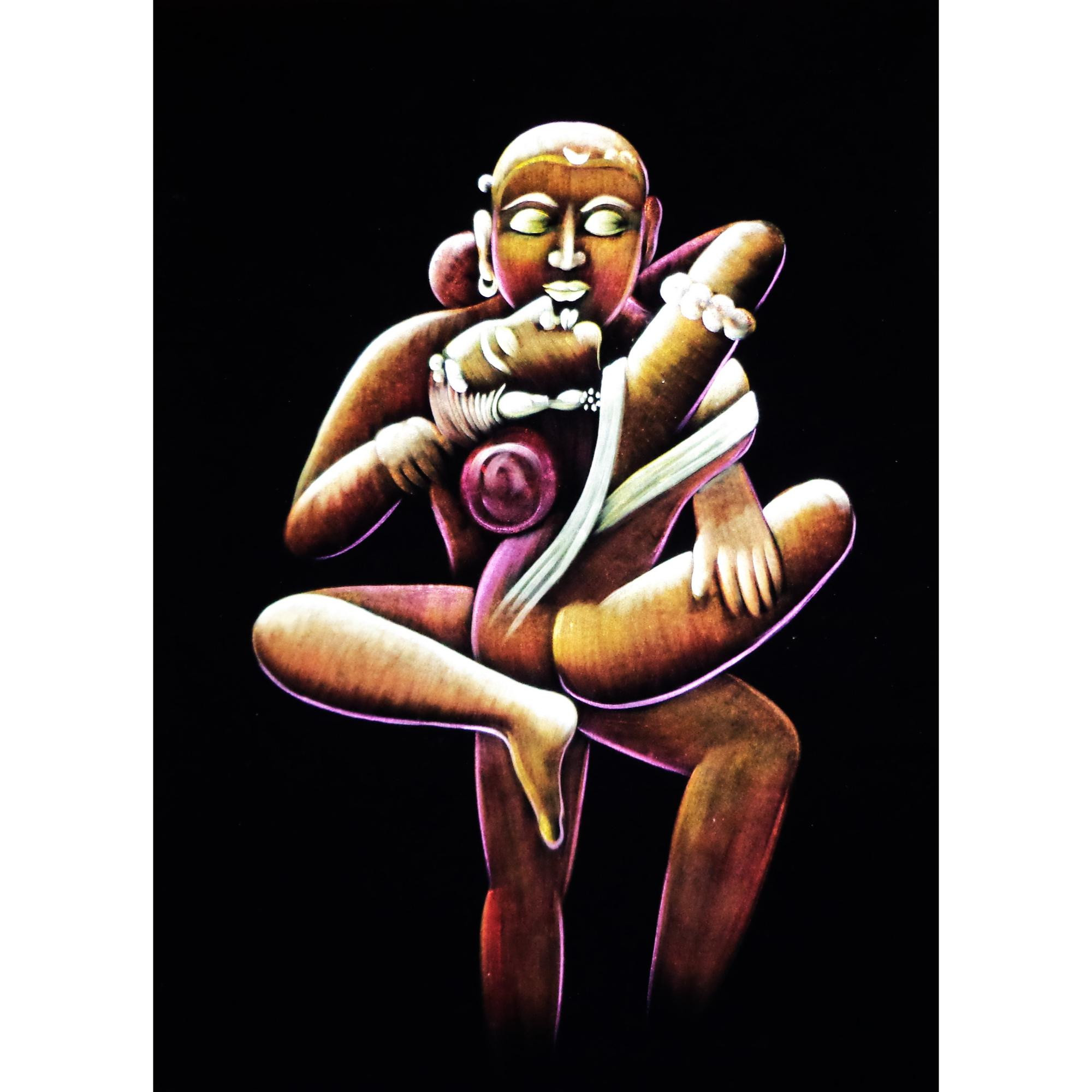 Velvet Painting Kama Sutra wall art decor